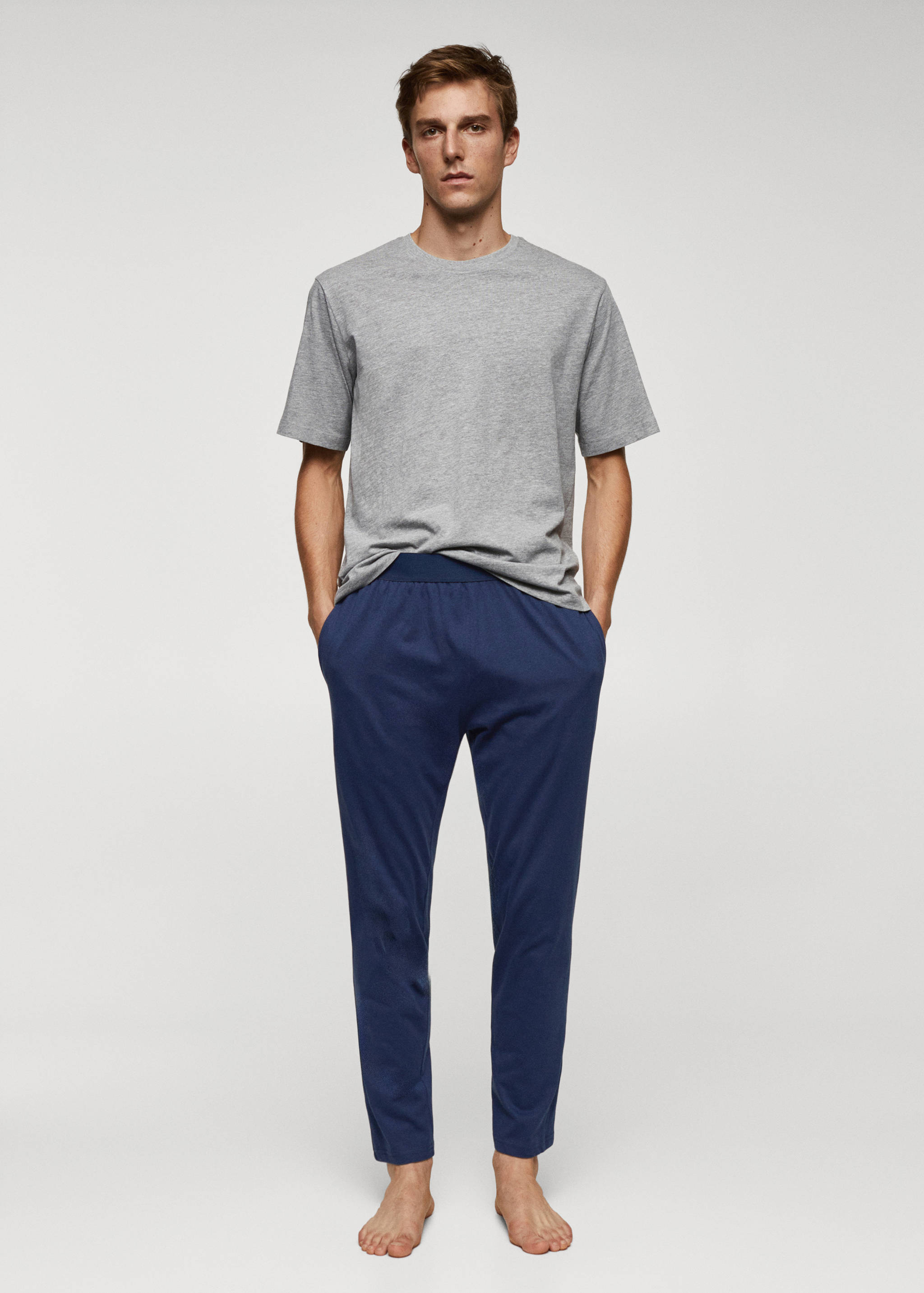 Set katoenen pyjama - Overzichtstekening