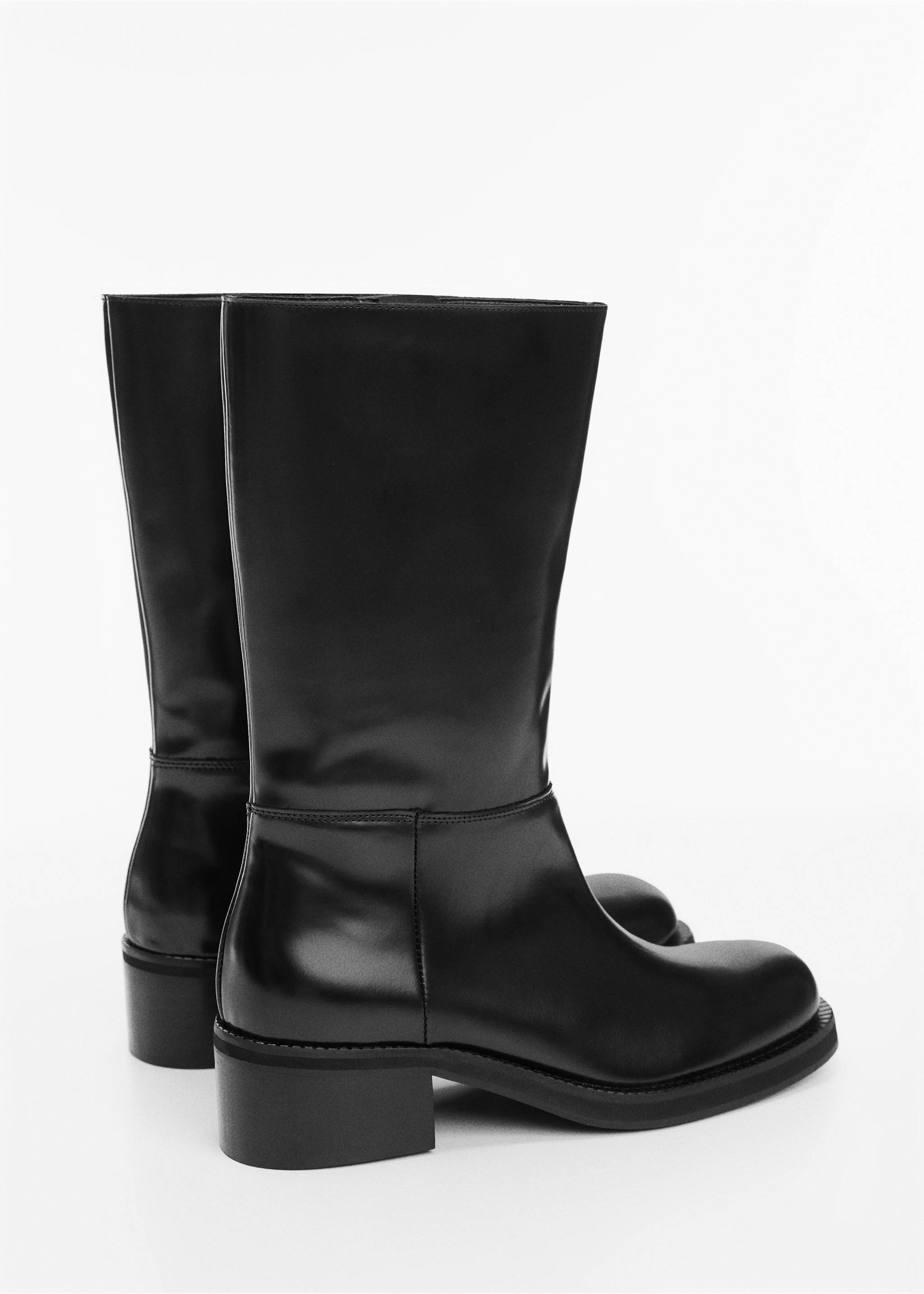 Bottes cuir fermeture Éclair - Détail de l'article 1, Noir. Ref: 57096007-00.