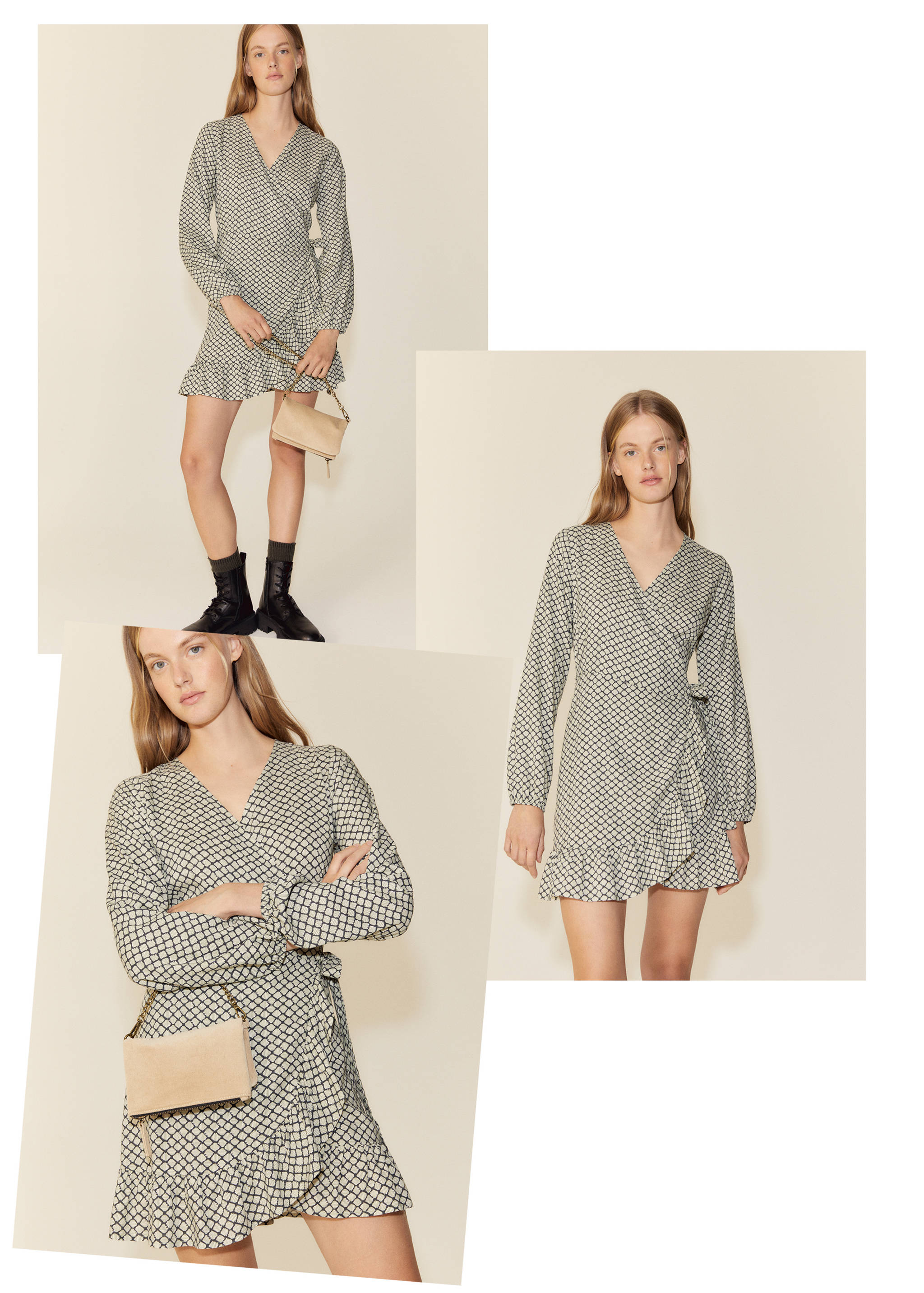 Ruffled printed dress - Details of the article 5