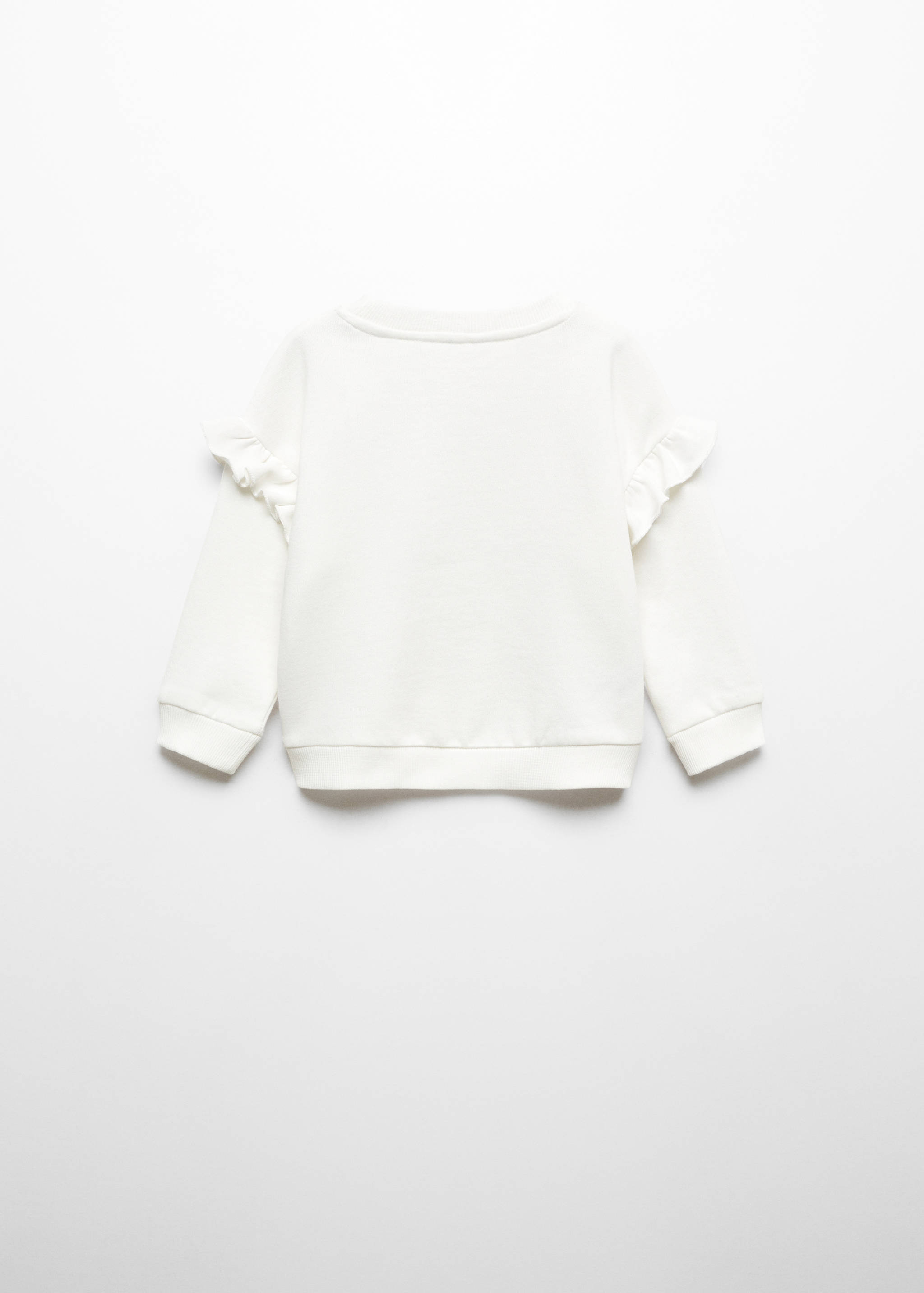 Printed message sweatshirt - Reverse of the article