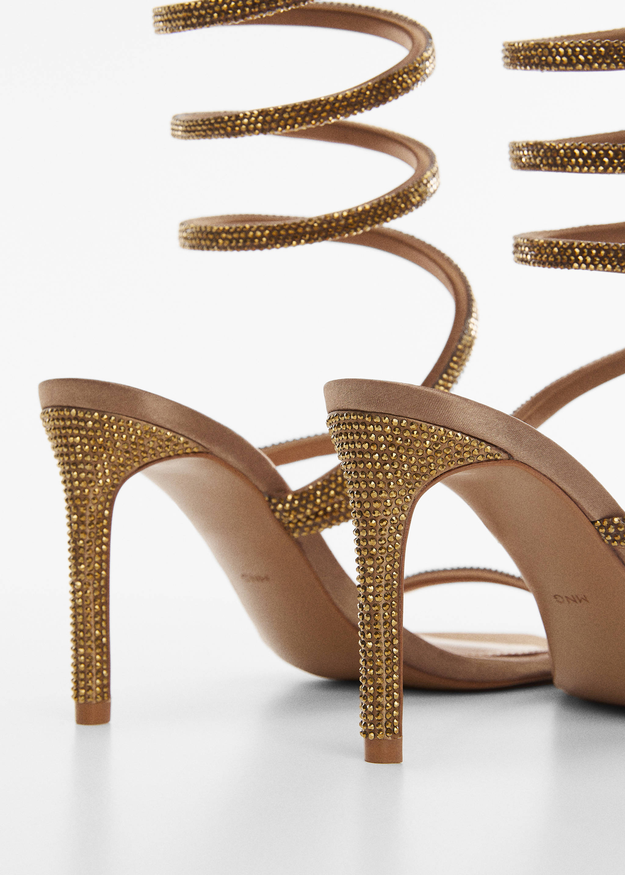 Sandales talon lanière strass - Détail de l'article 1