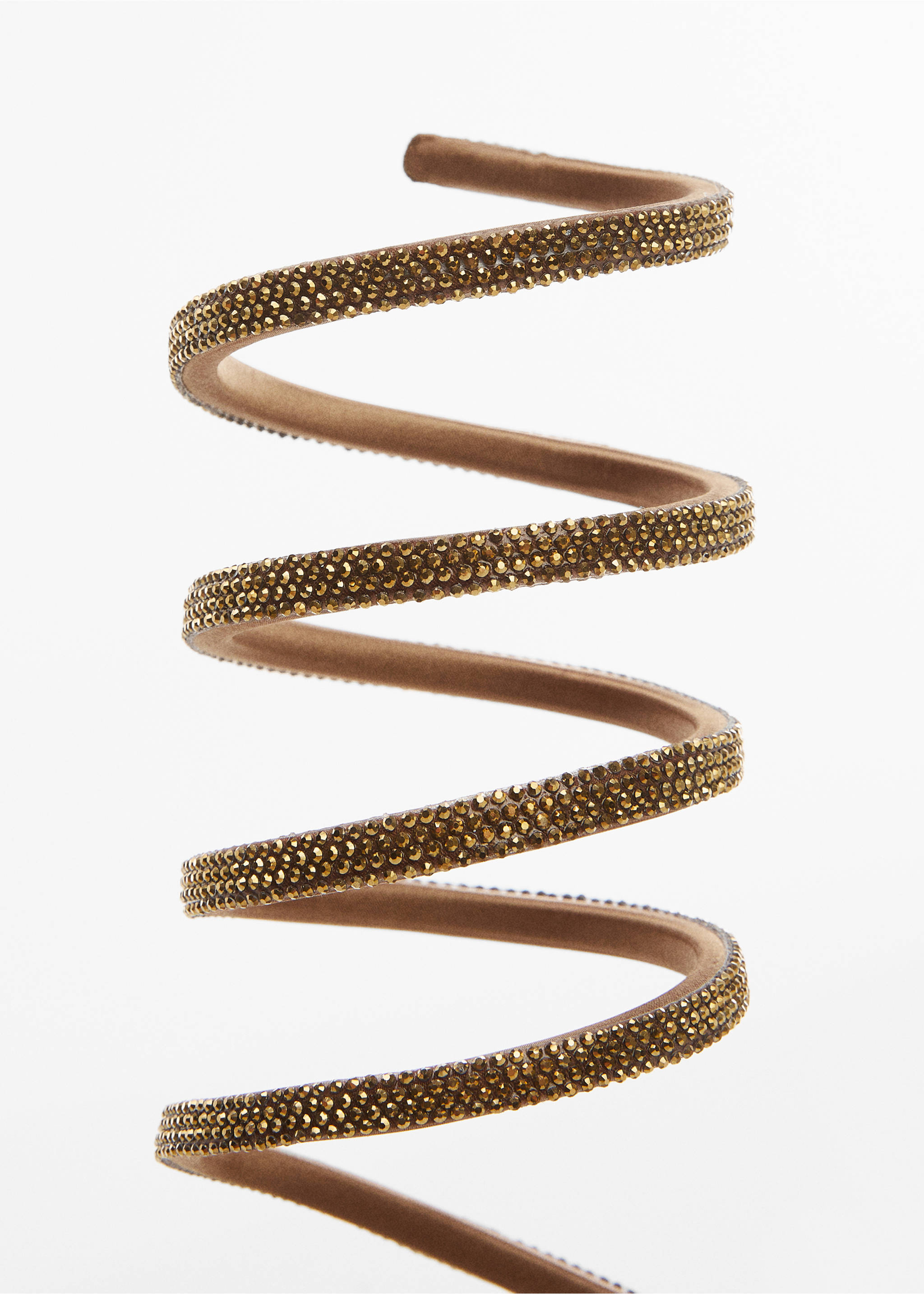 Sandales talon lanière strass - Détail de l'article 2, Cuivre. Ref: 57096015-00.