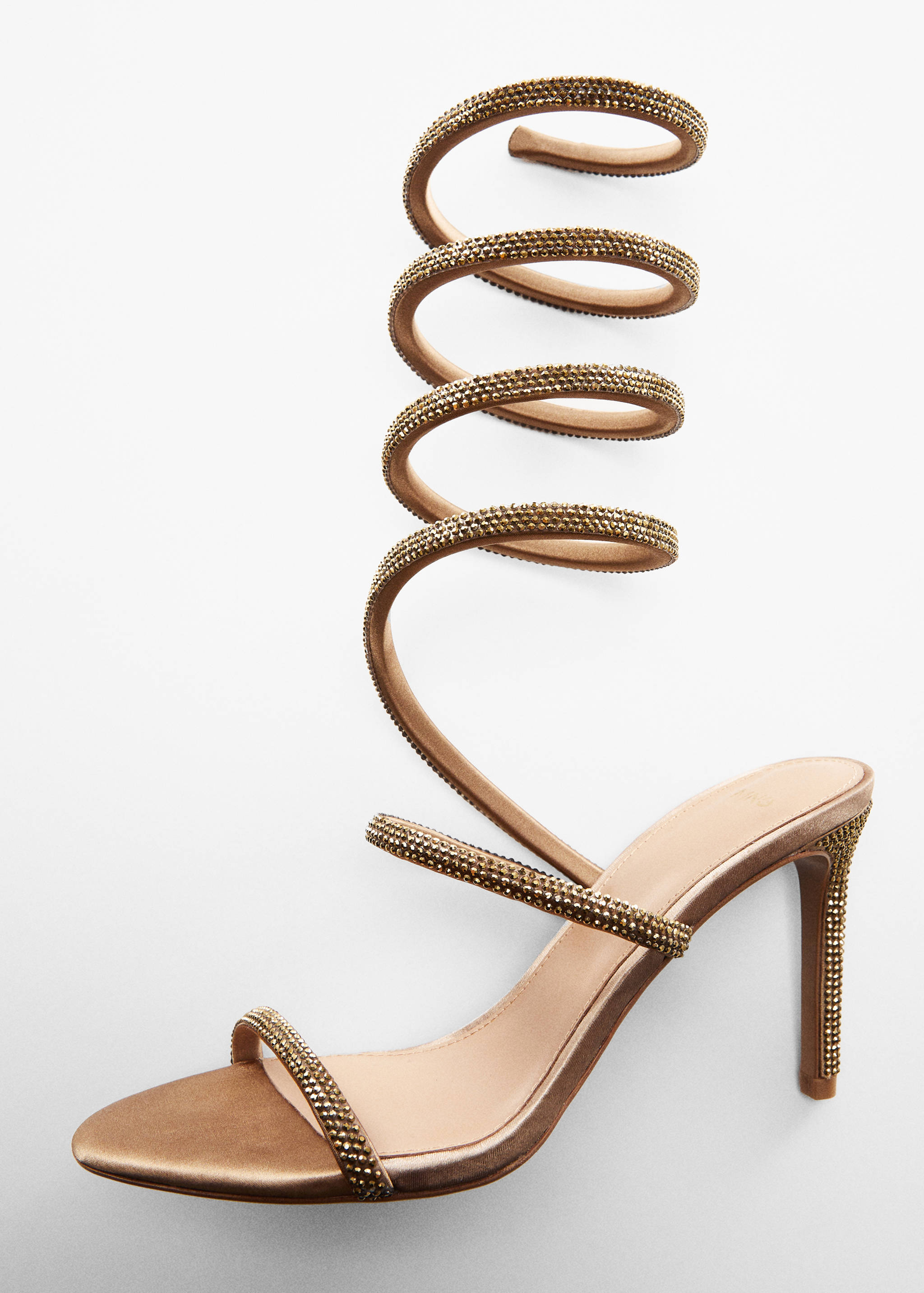 Sandales talon lanière strass - Détail de l'article 5