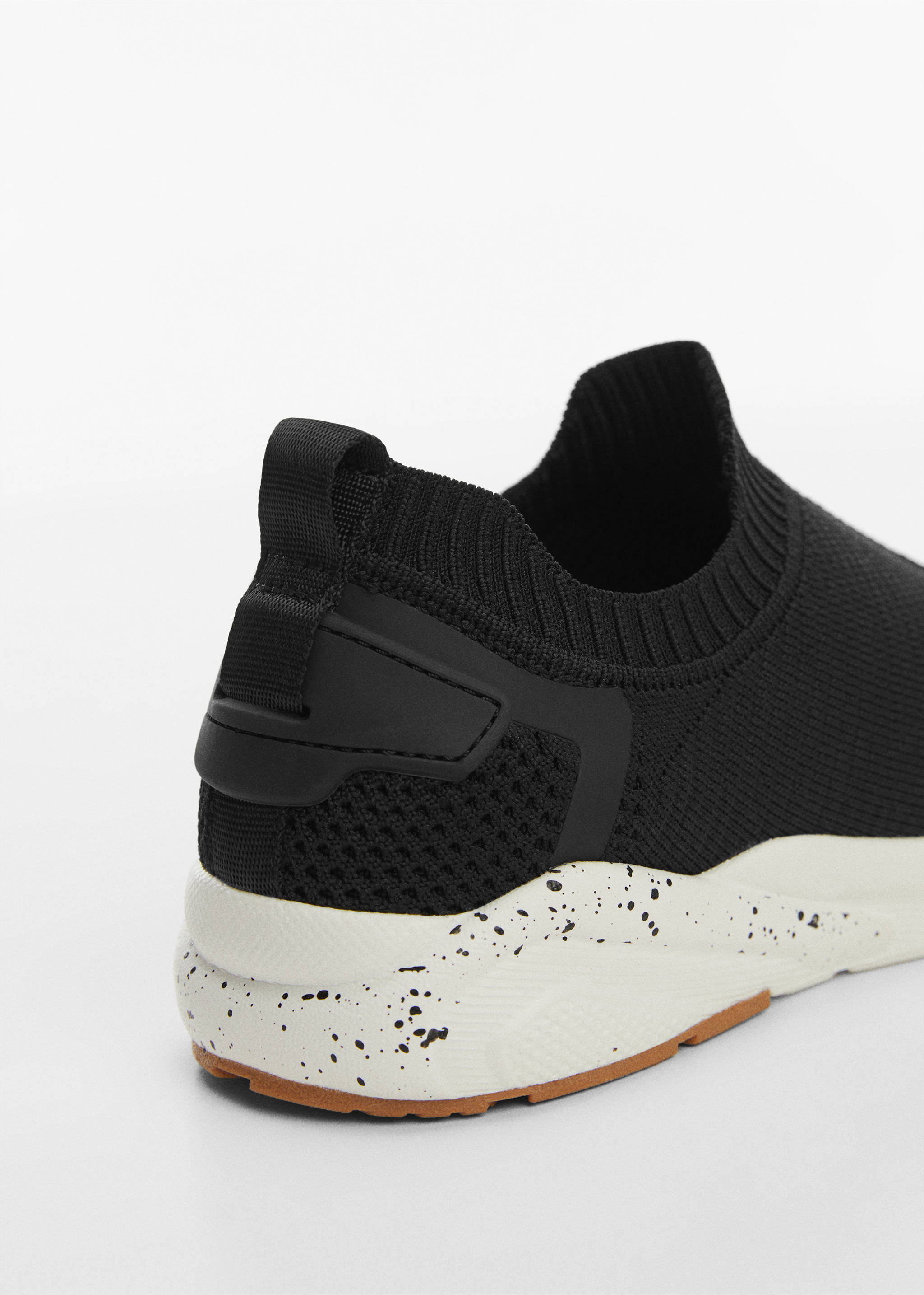 Sock sneakers - Details of the article 1, Black. Ref: 57096018-00.