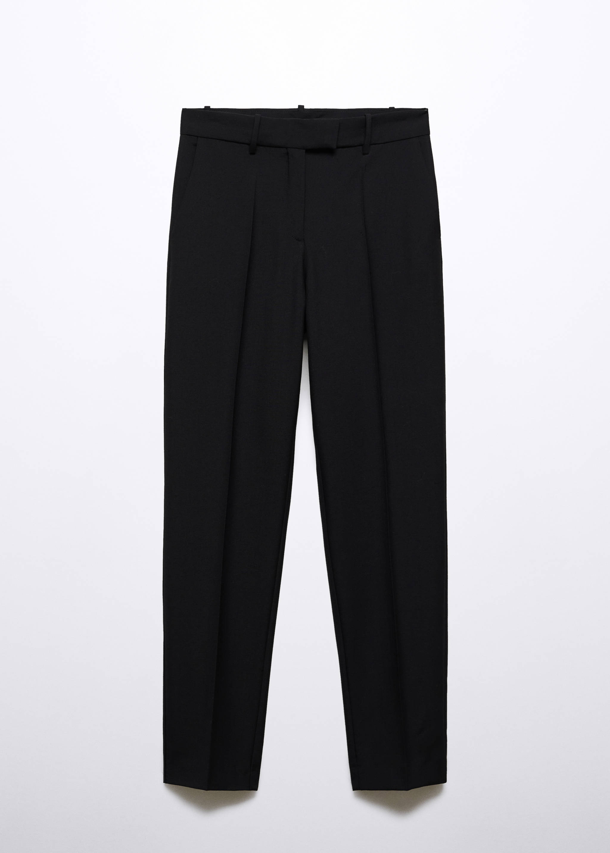 Straight wool suit trousers - Article without model