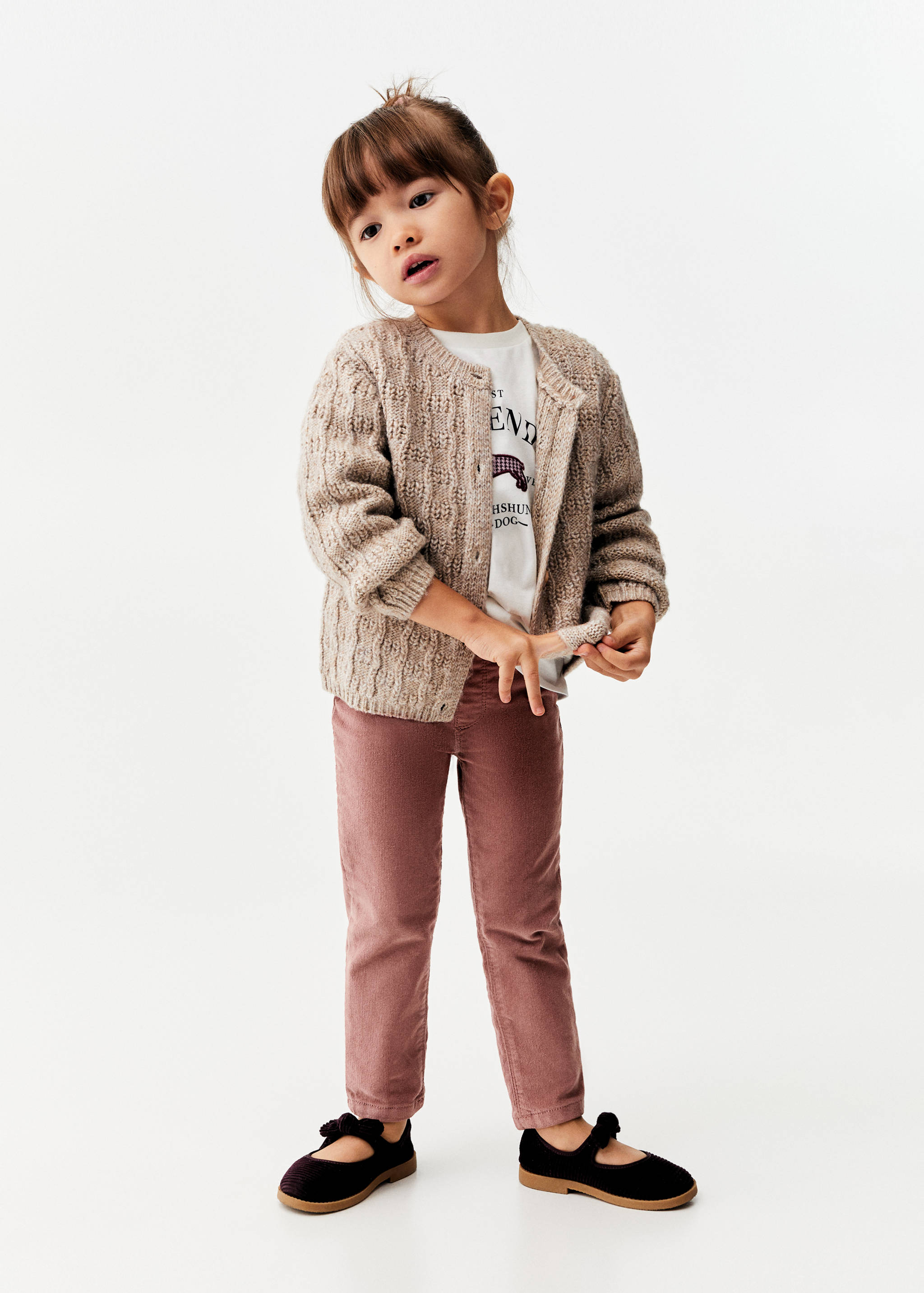 Skinny cotton trousers - General plane