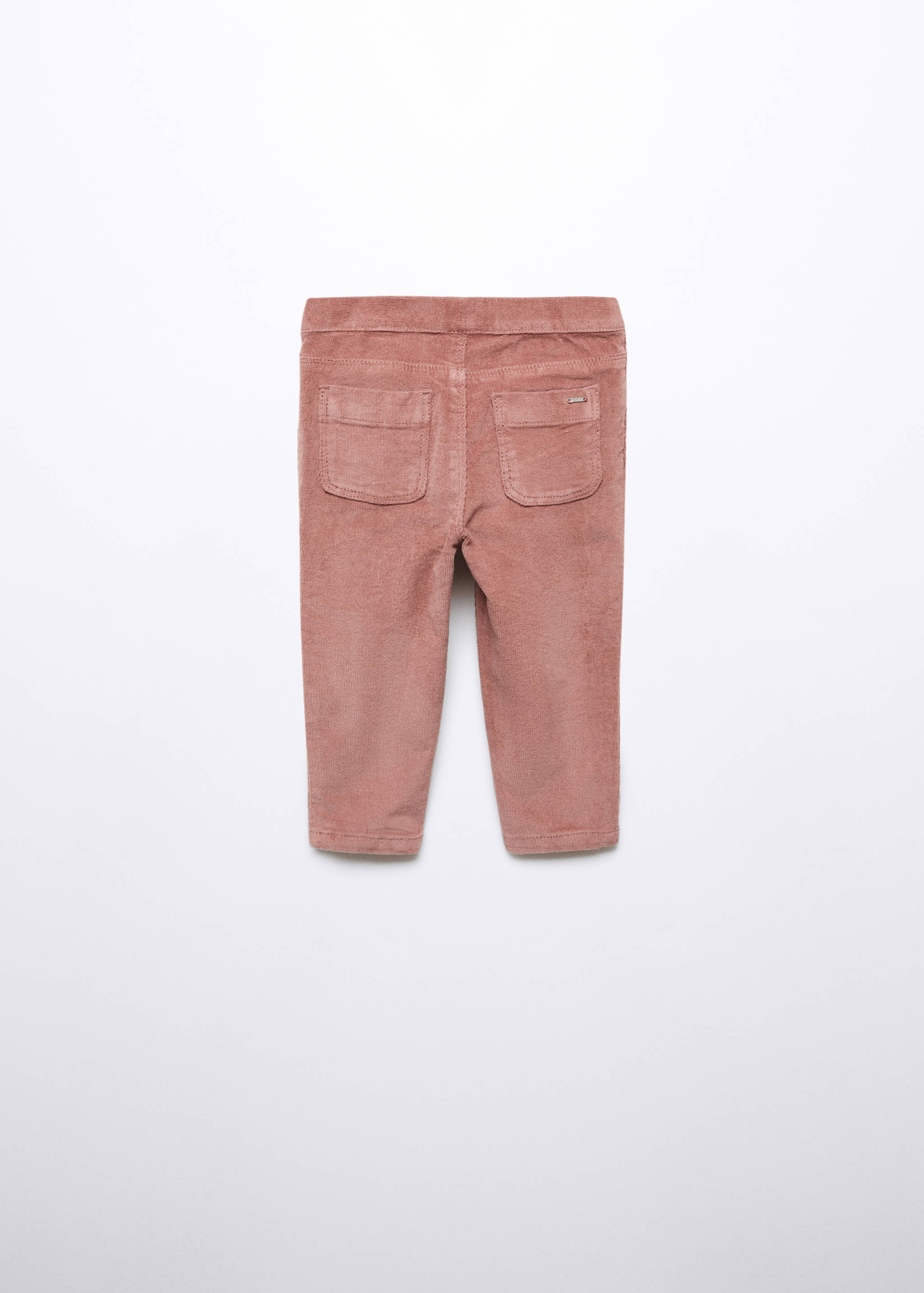 Skinny cotton trousers - Reverse of the article