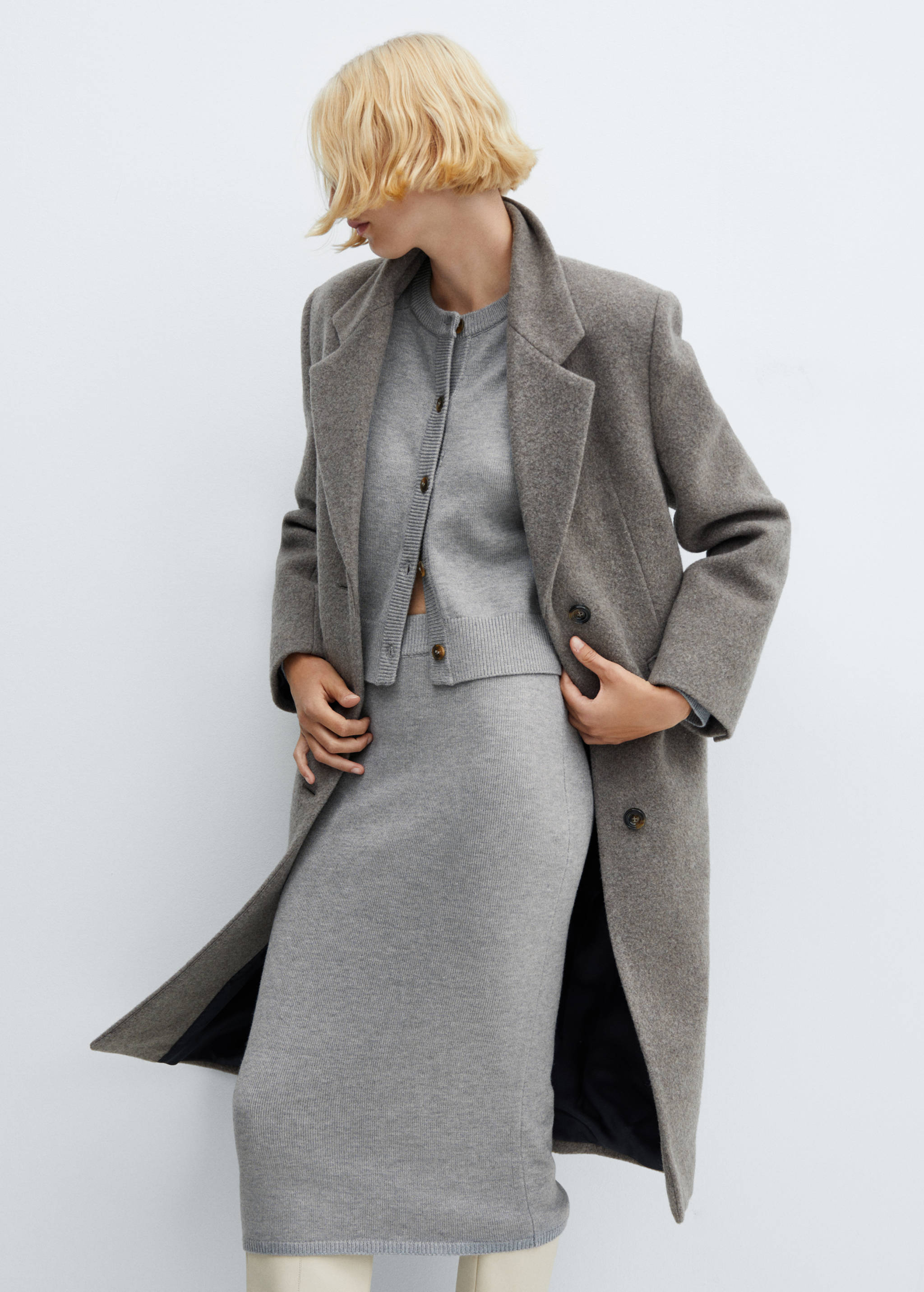 Decorative seams cardigan - Details of the article 2