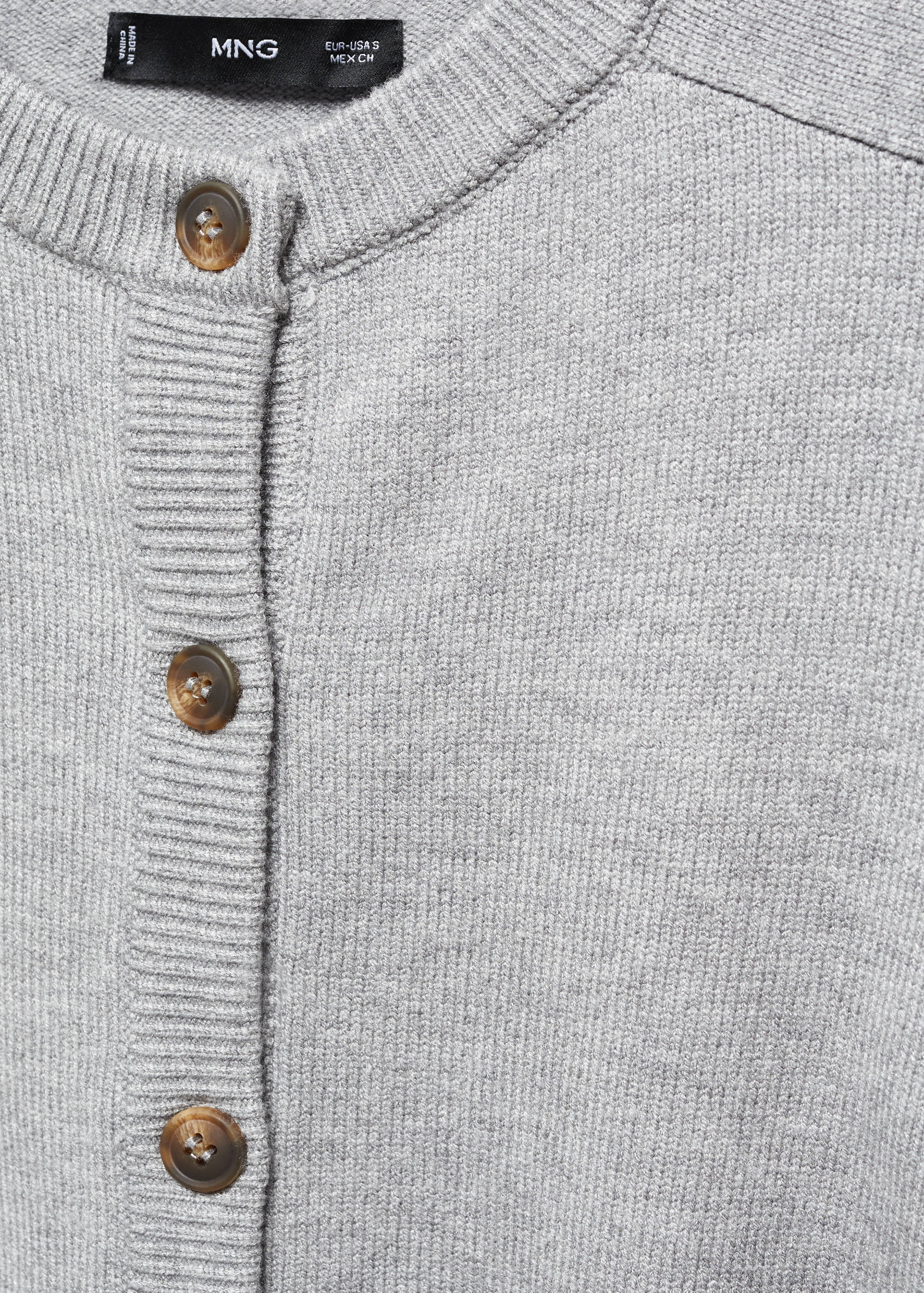 Decorative seams cardigan - Details of the article 8