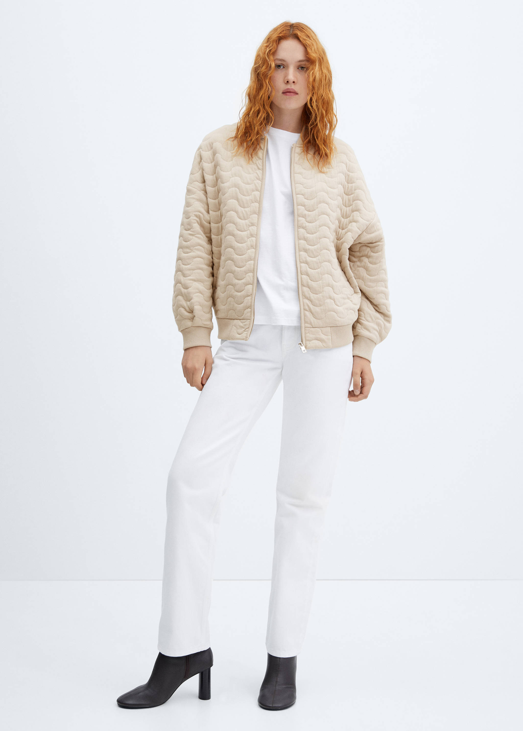 Veste bomber matelassée - Plan général