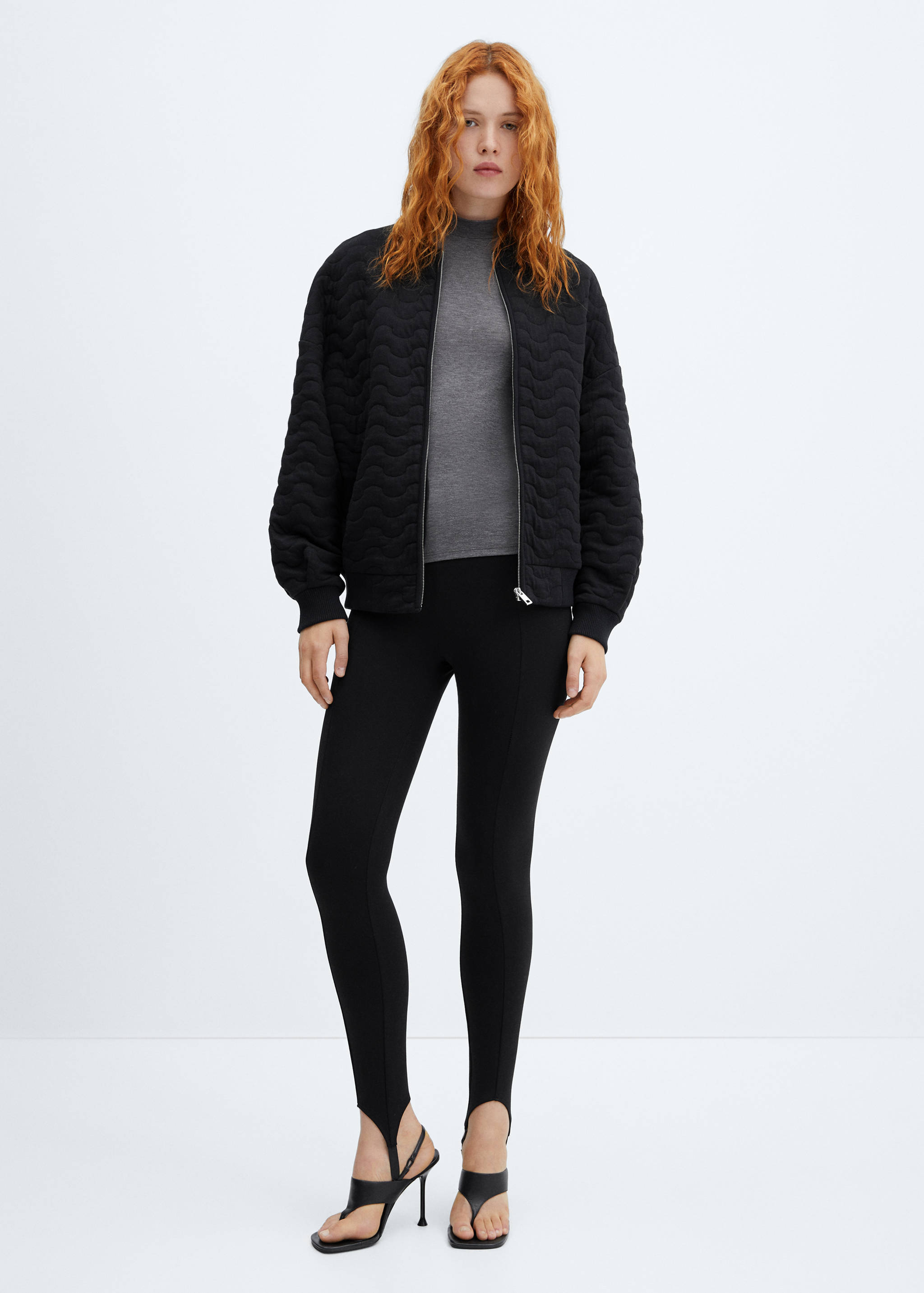 Veste bomber matelassée - Plan général