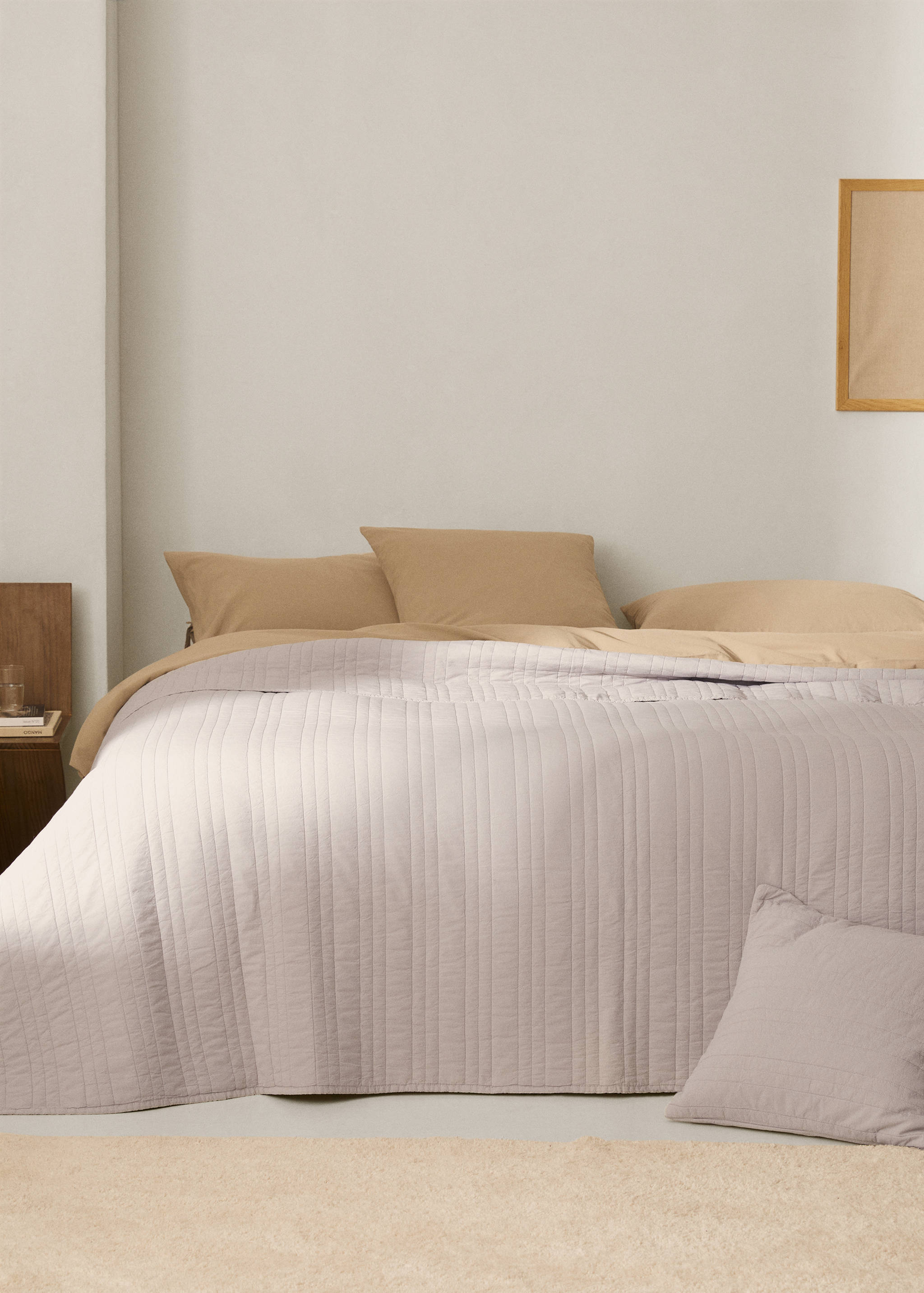 Quilted cotton bedspread - General plane