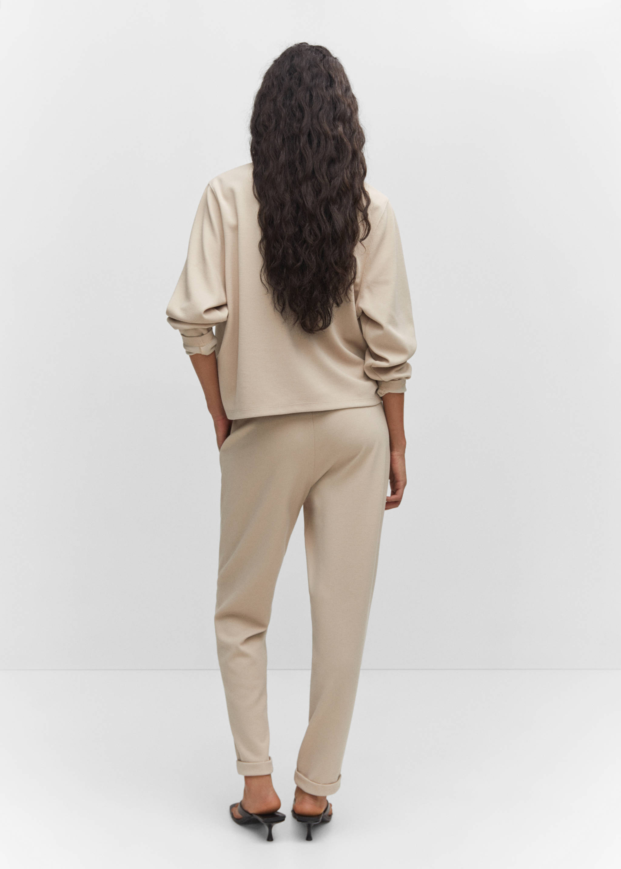 Decorative stitching sweatshirt - Reverse of the article