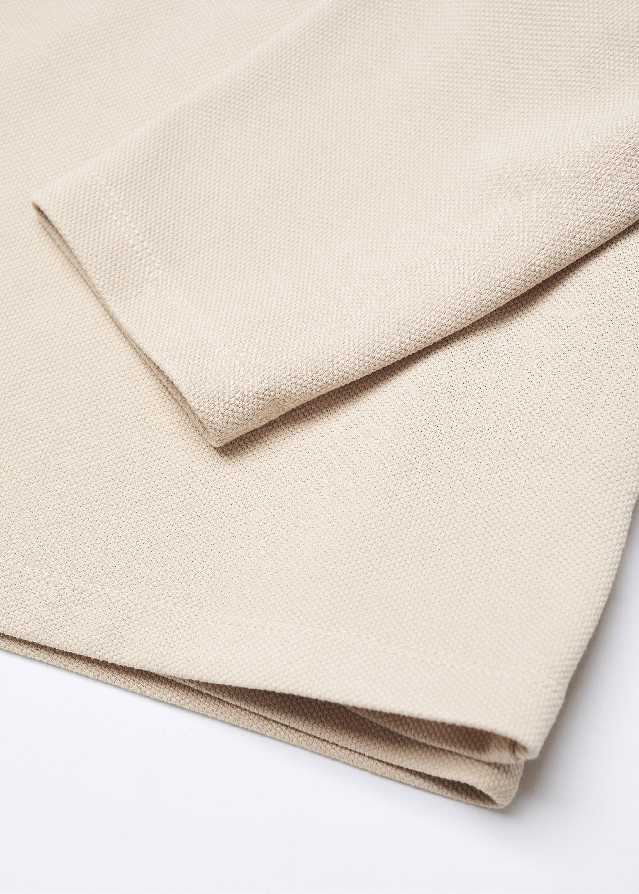 Sweatshirt met sierstiksels - Detail van het artikel 8, Open beige. Ref: 57096711-00.