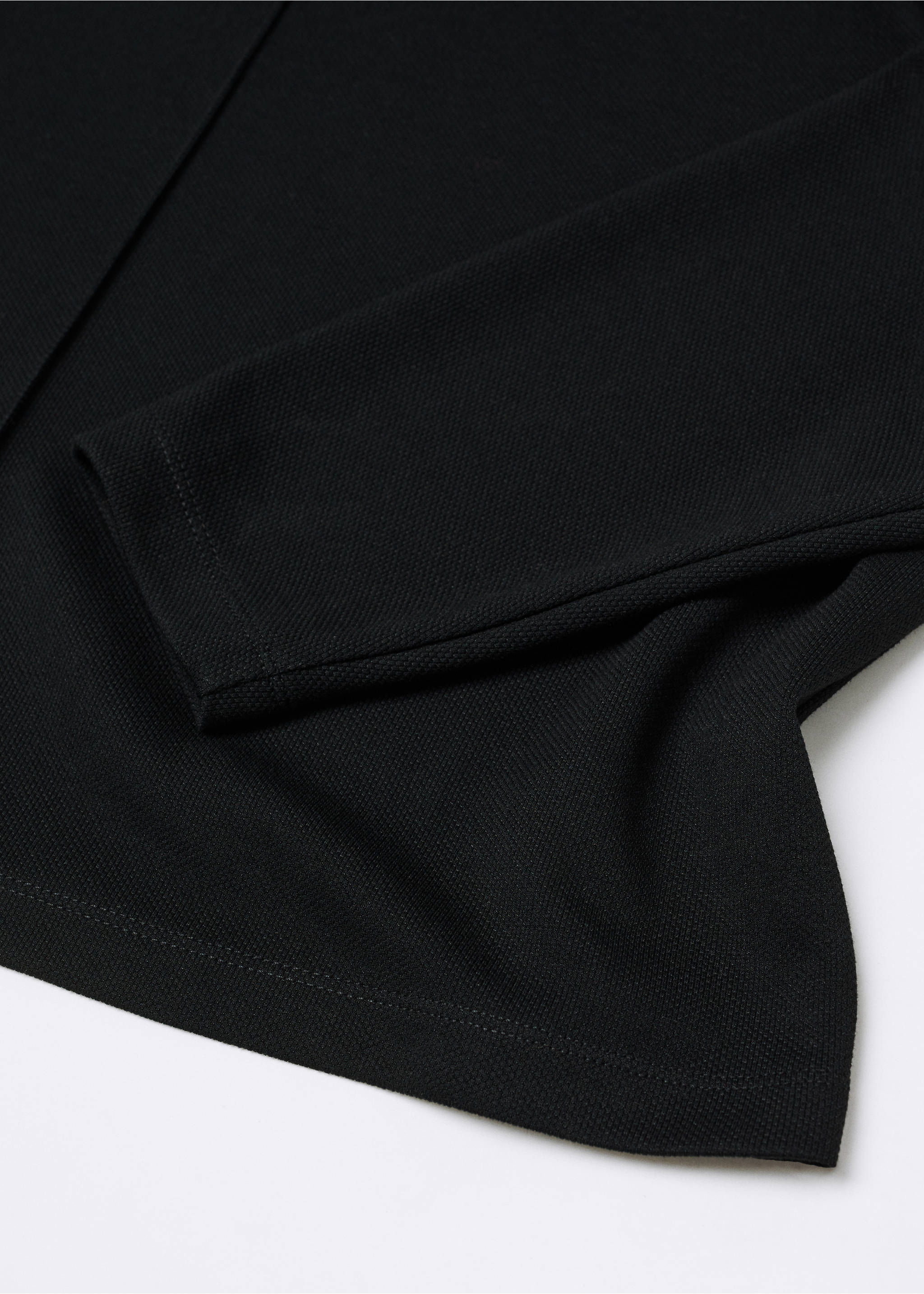 Decorative stitching sweatshirt - Details of the article 8, Black. Ref: 57096711-00.