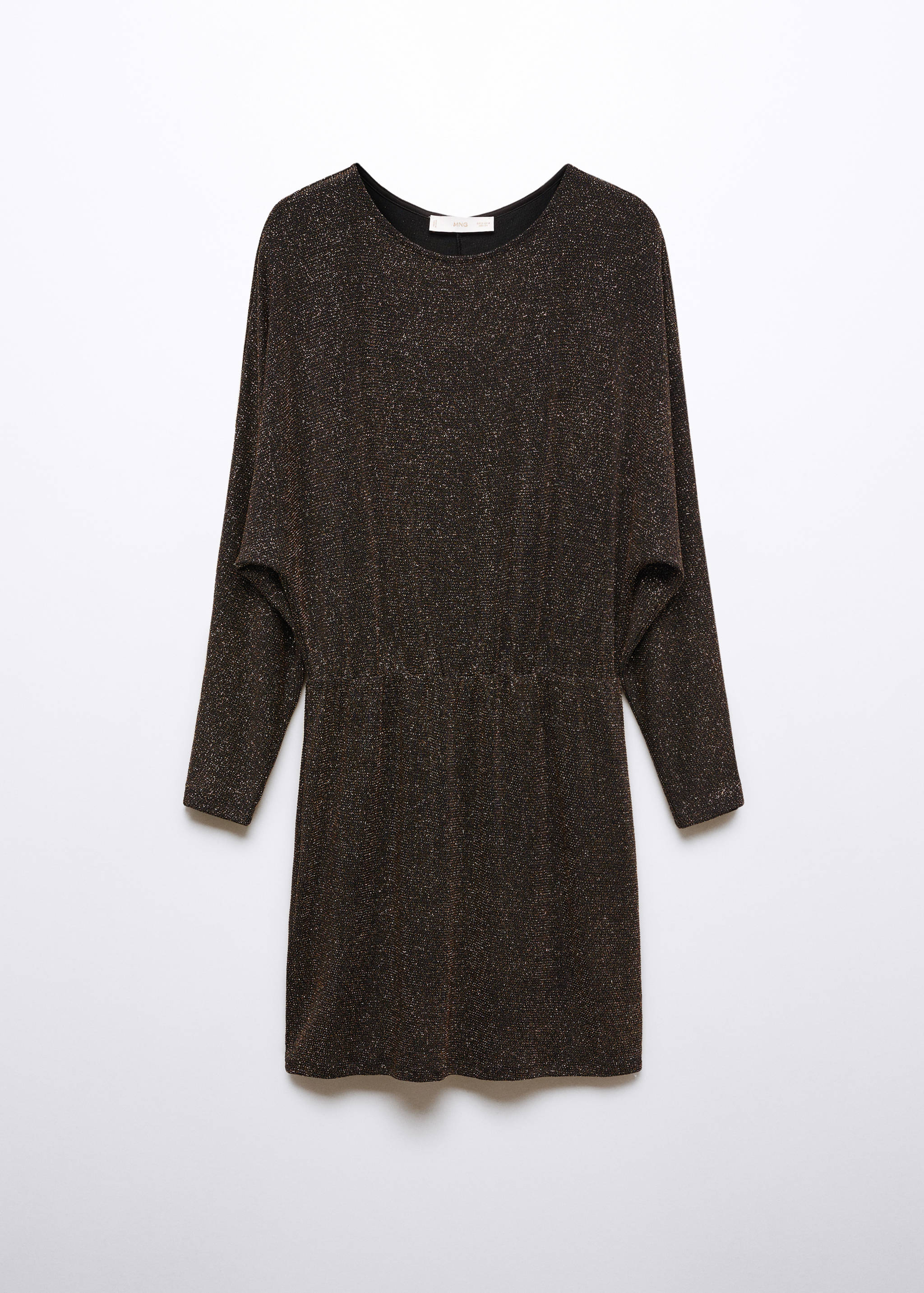 Φόρεμα κοντό γυαλιστερό ελαστική μέση - Προϊόν χωρίς μοντέλο