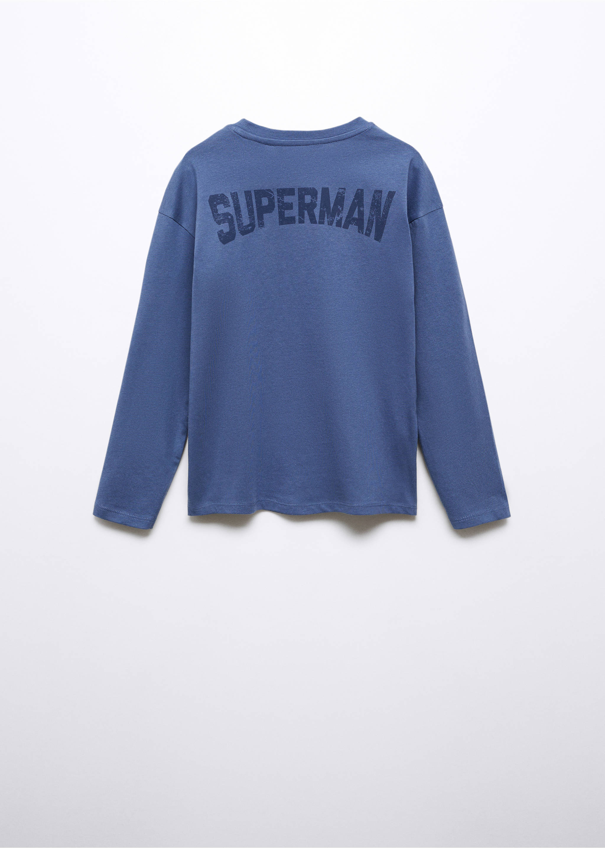 Superhero cotton T-shirt - Reverse of the article, Blue. Ref: 57096719-00.