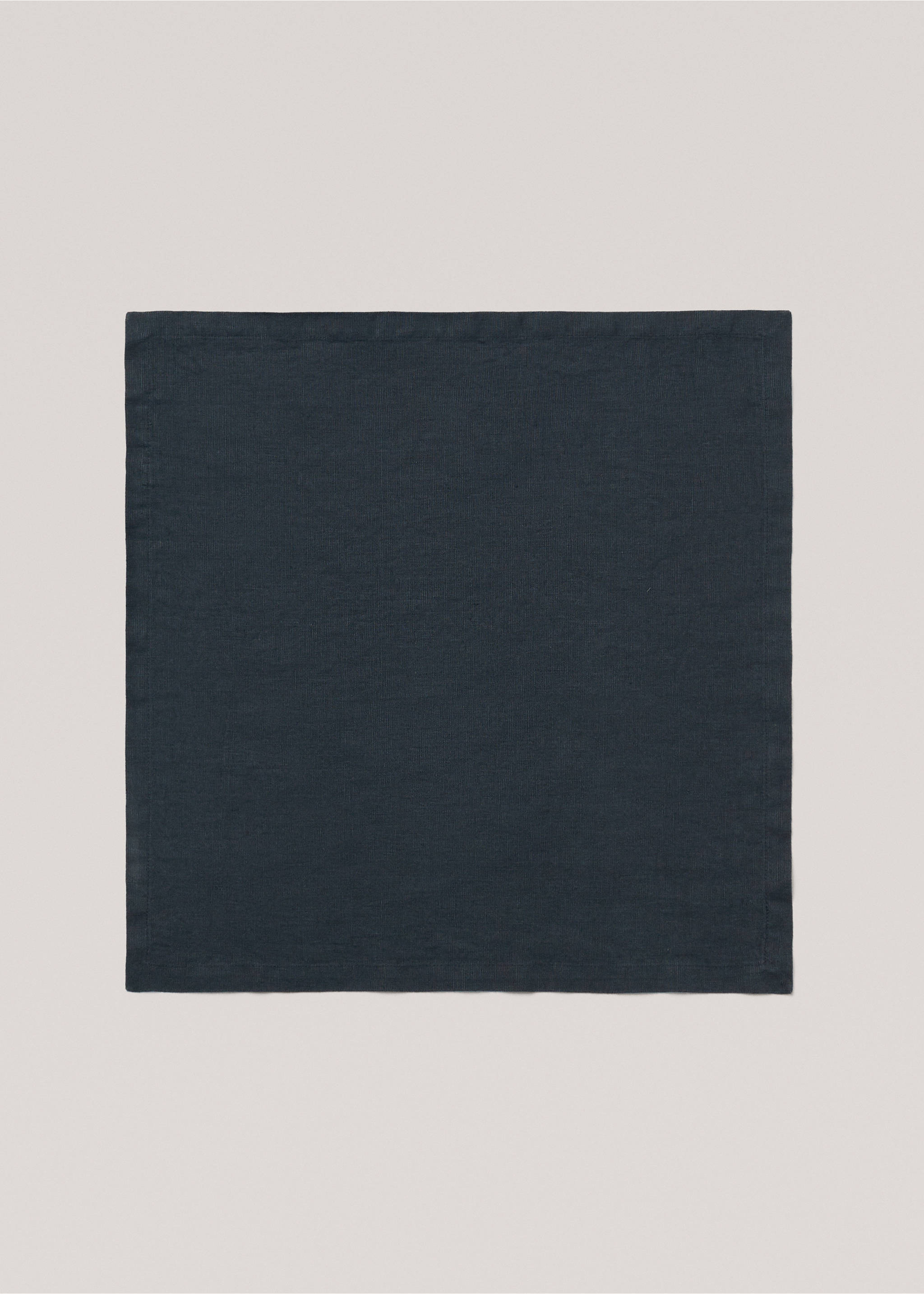 Ubrousek 100% len - Zboží bez modelu, Námořnická modrá. Ref: 57096725-00.