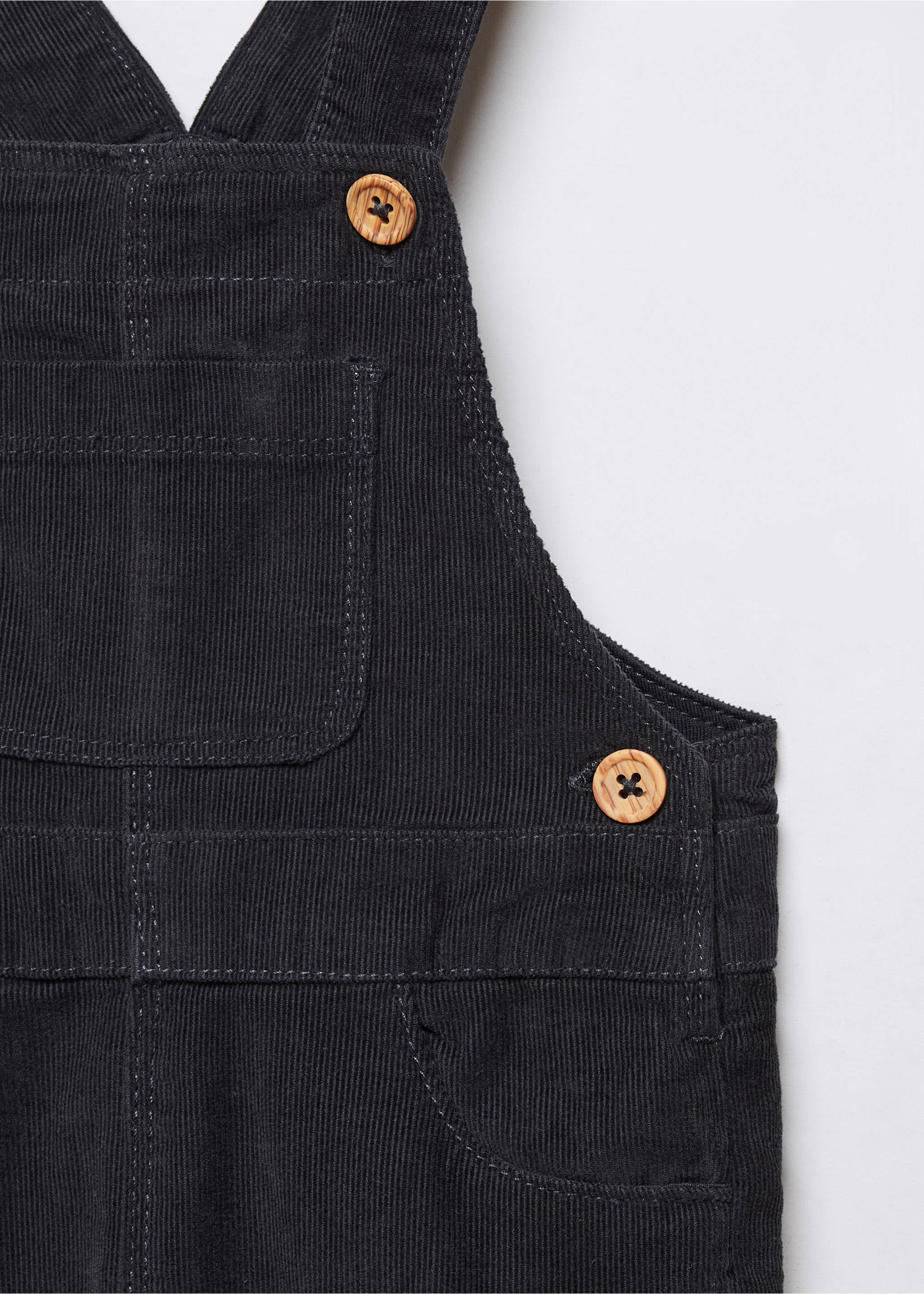 Peto largo micropana - Detalle del artículo 0, Gris antracita. Ref: 57097110-00.