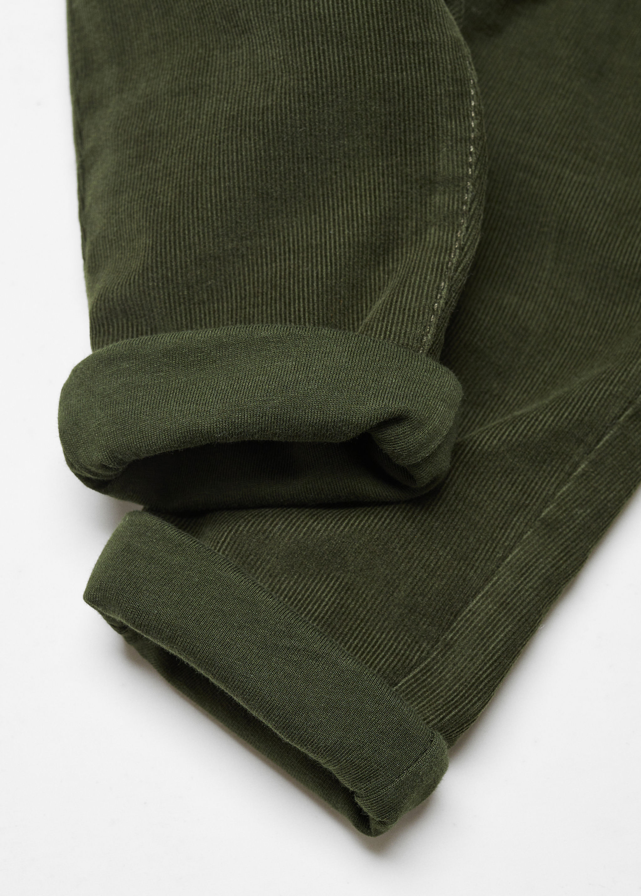 Corduroy paper bag trousers - Details of the article 8