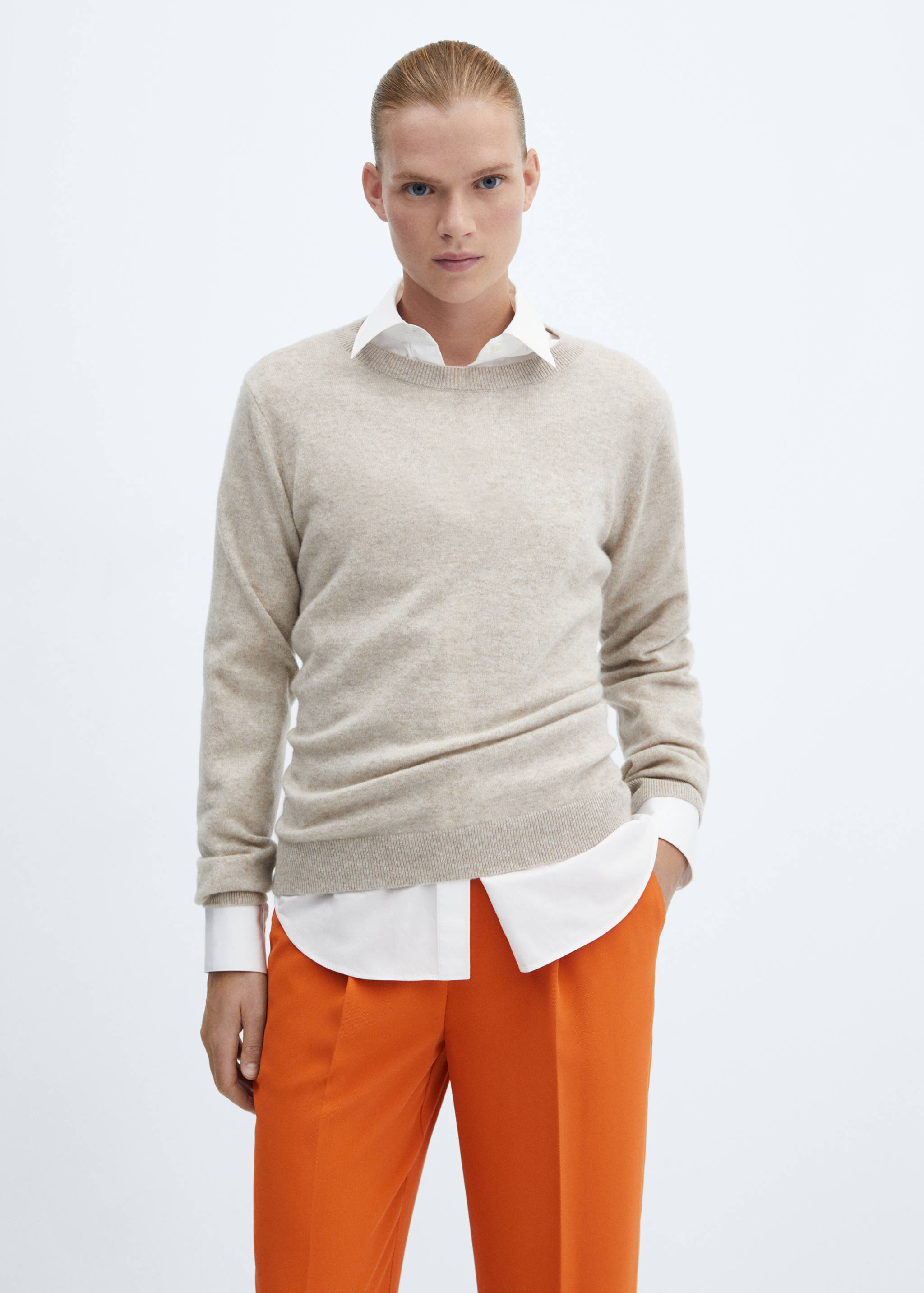 Calças retas de pinças - Pormenor do artigo 1