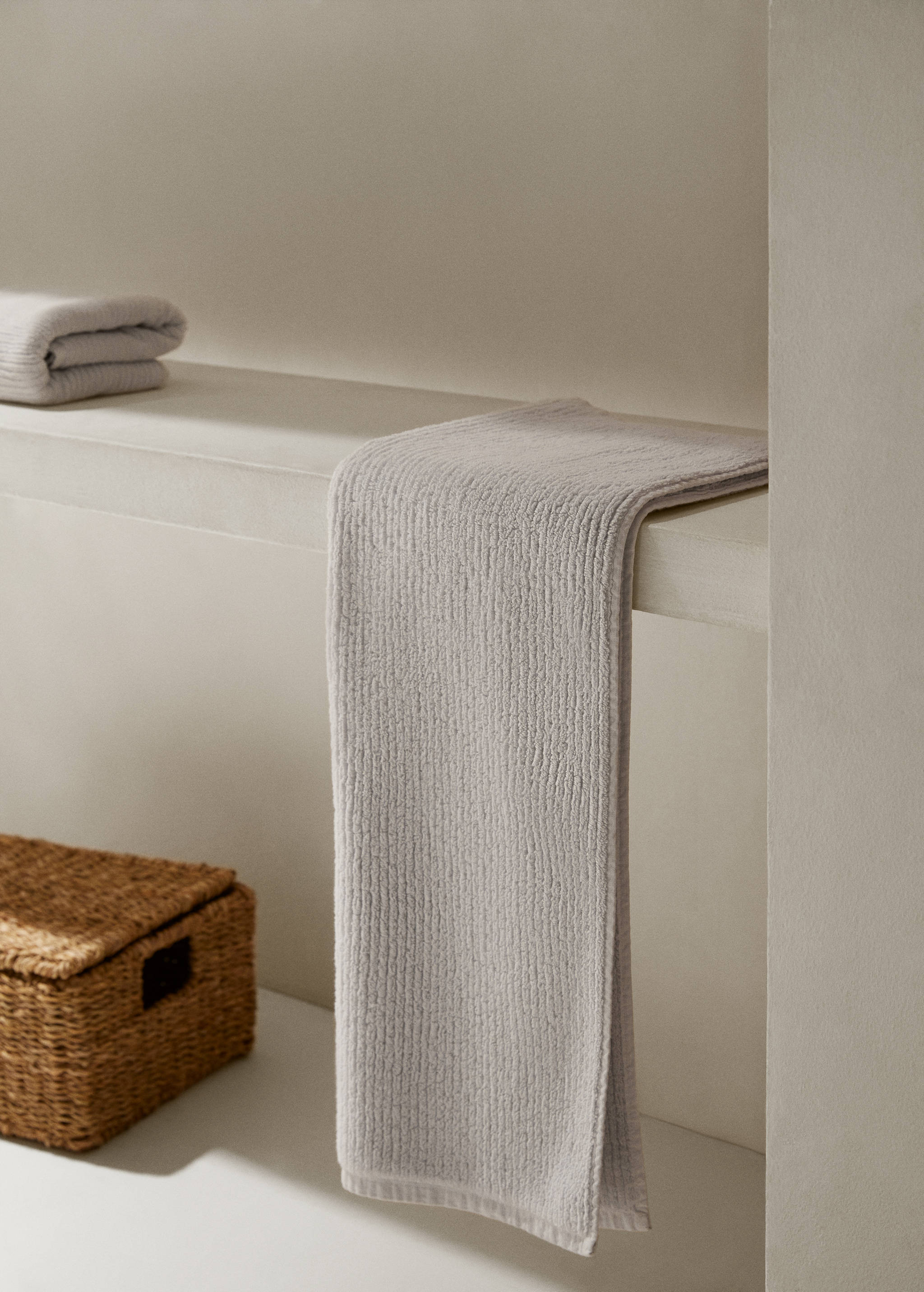 Soft cotton bath mat 50x70cm - General plane