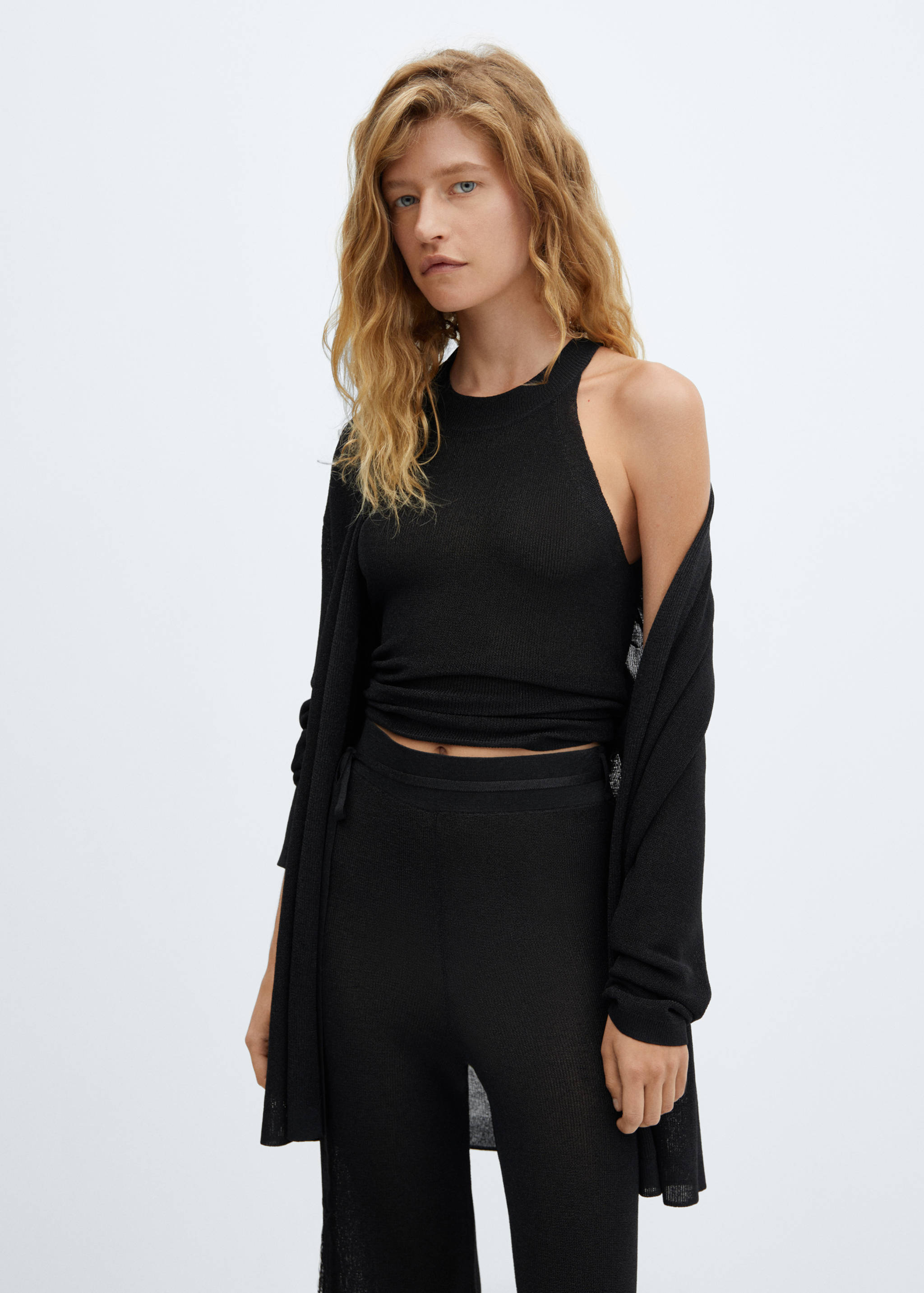 Top halter maglia lurex - Piano medio