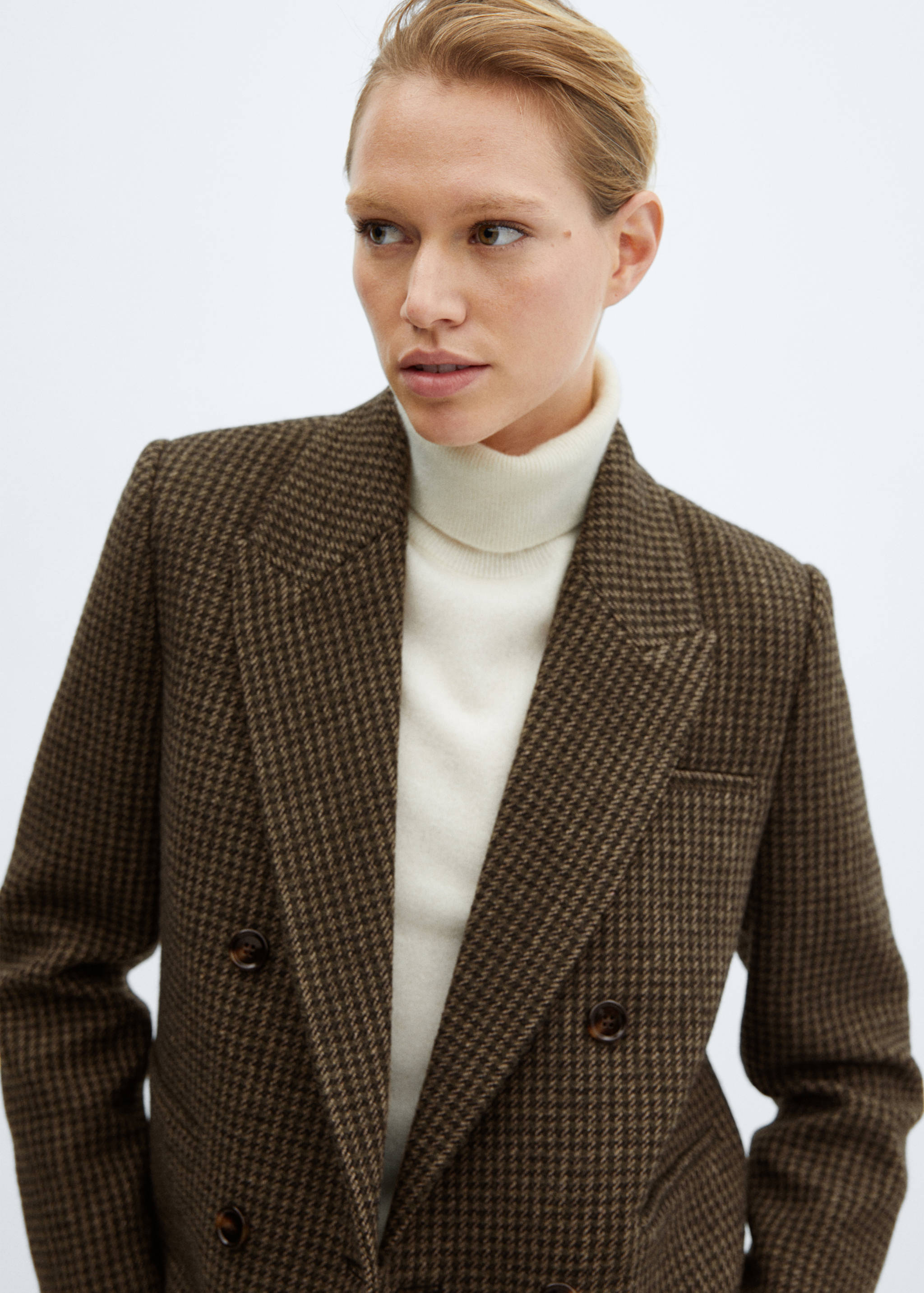 Cropped wool jacket - Details of the article 1