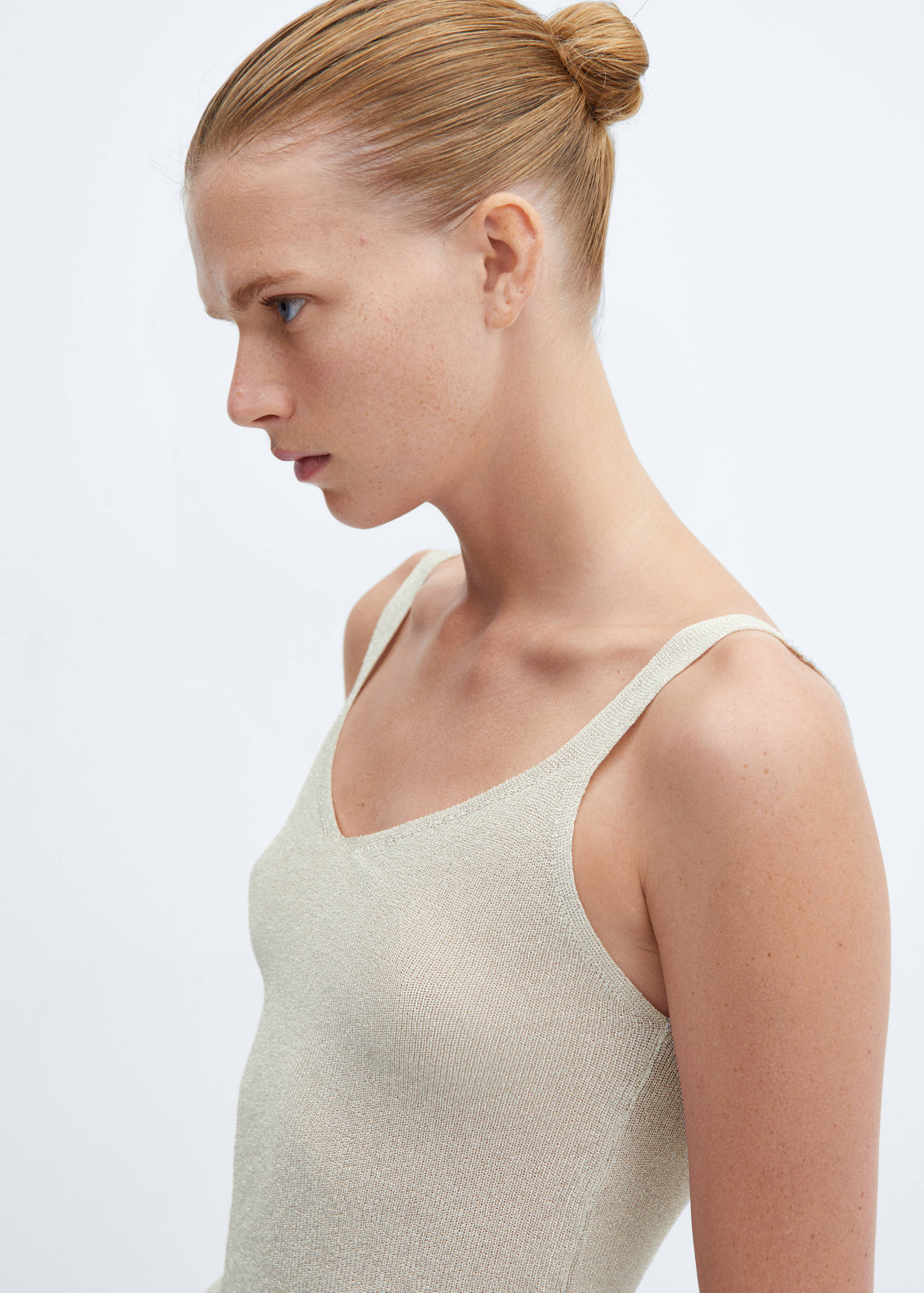 Lurex knitted top - Details of the article 1