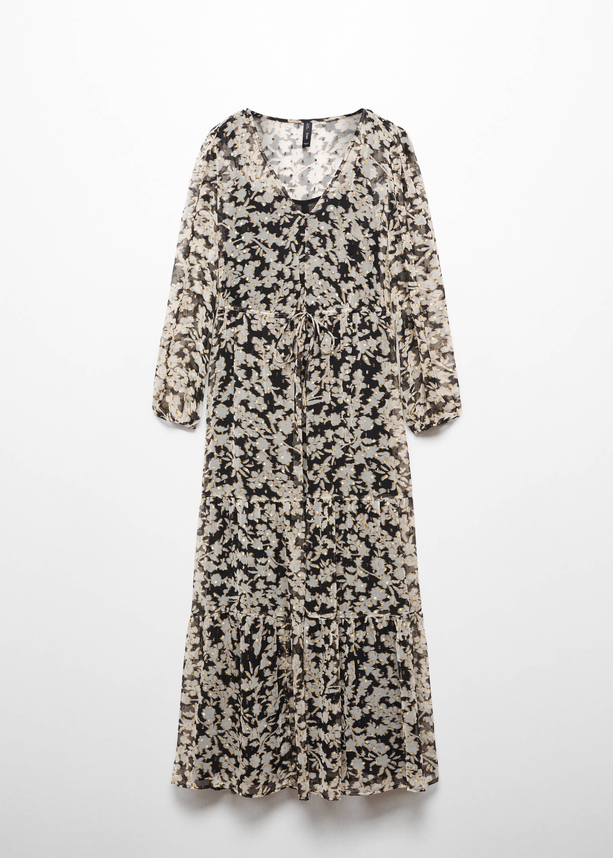 Φόρεμα μίντι φλοράλ - Προϊόν χωρίς μοντέλο