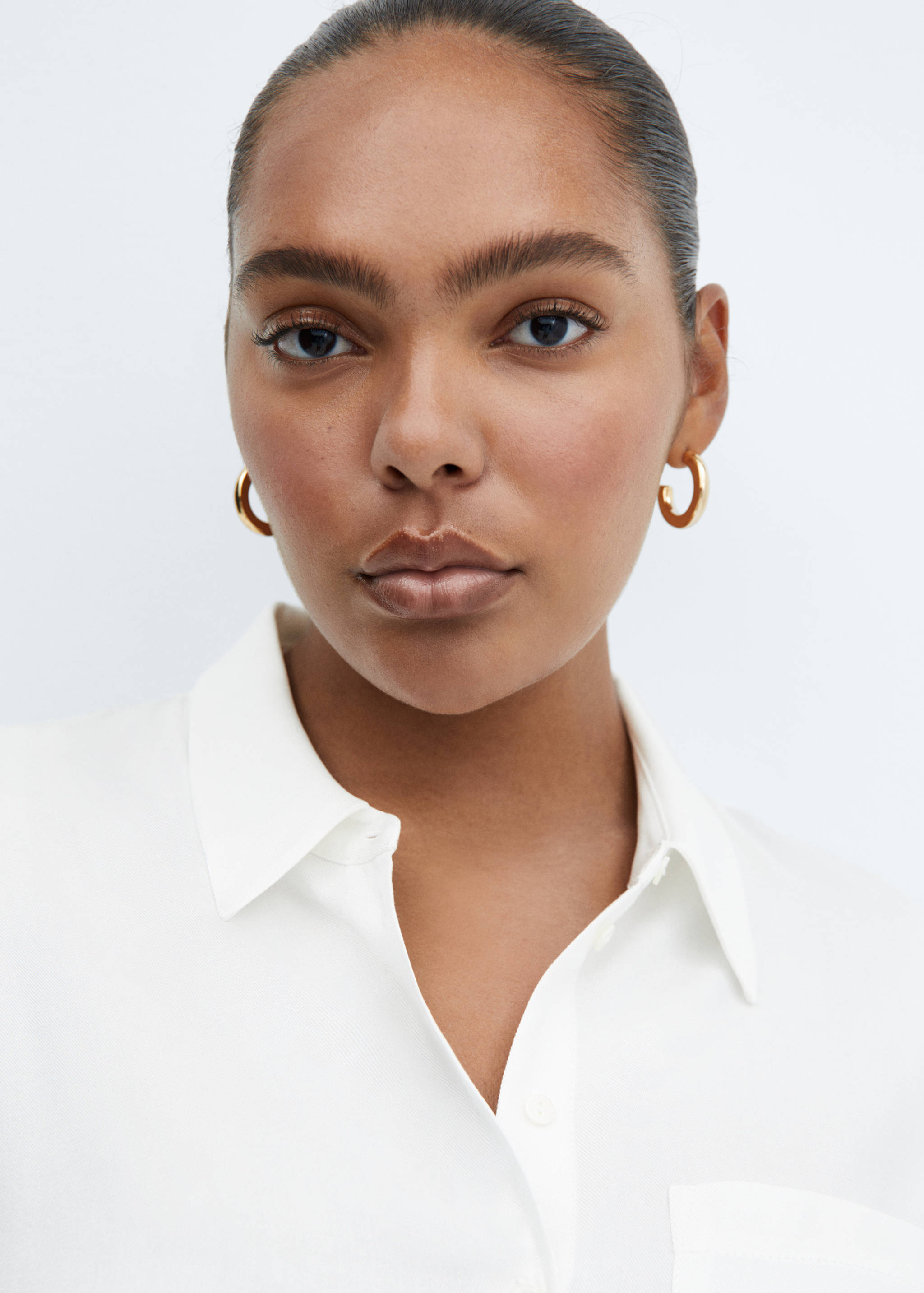 Pocket flowy shirt - Details of the article 4