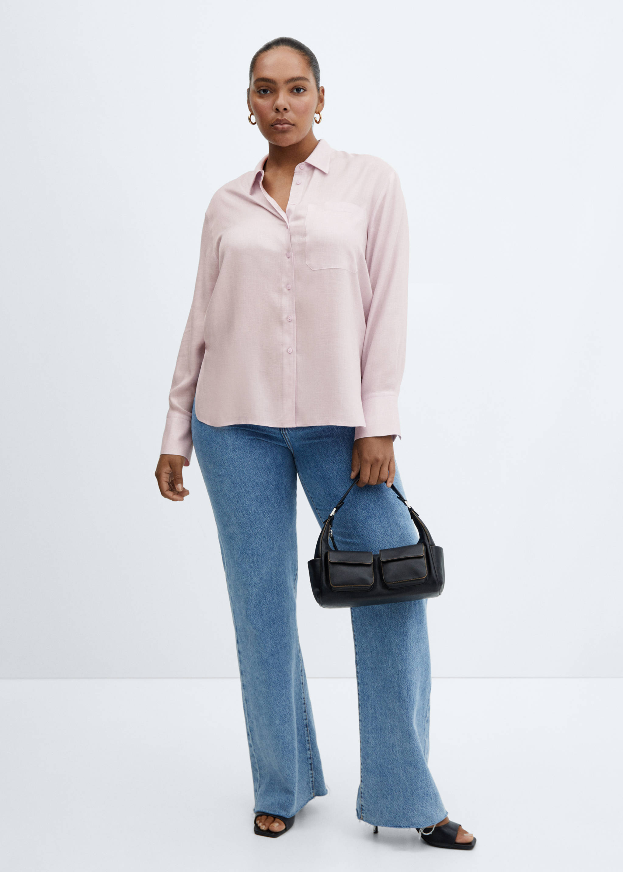 Camisa fluida com bolso - Pormenor do artigo 3