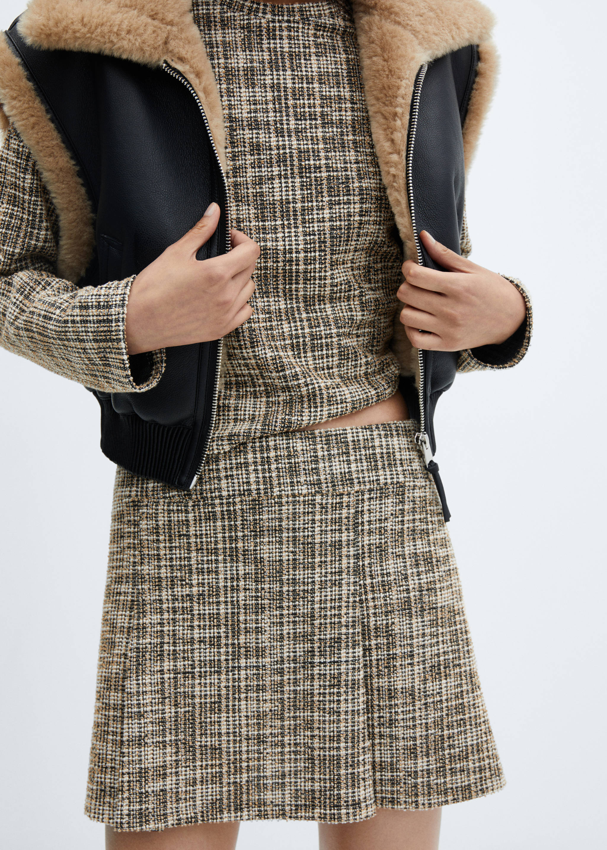 Jupe tweed chinée - Détail de l'article 1