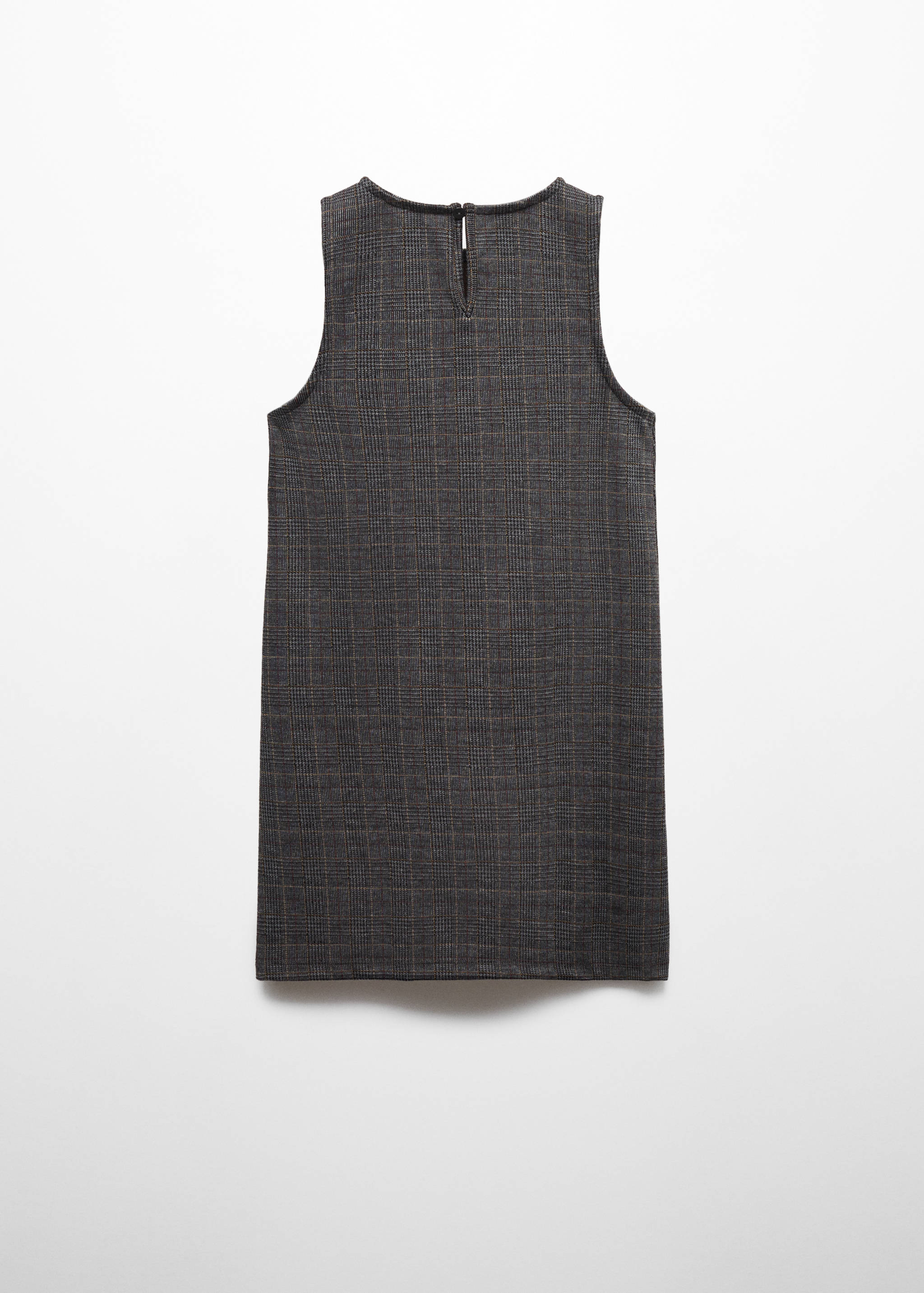 Checked pinafore dress - Reverse of the article
