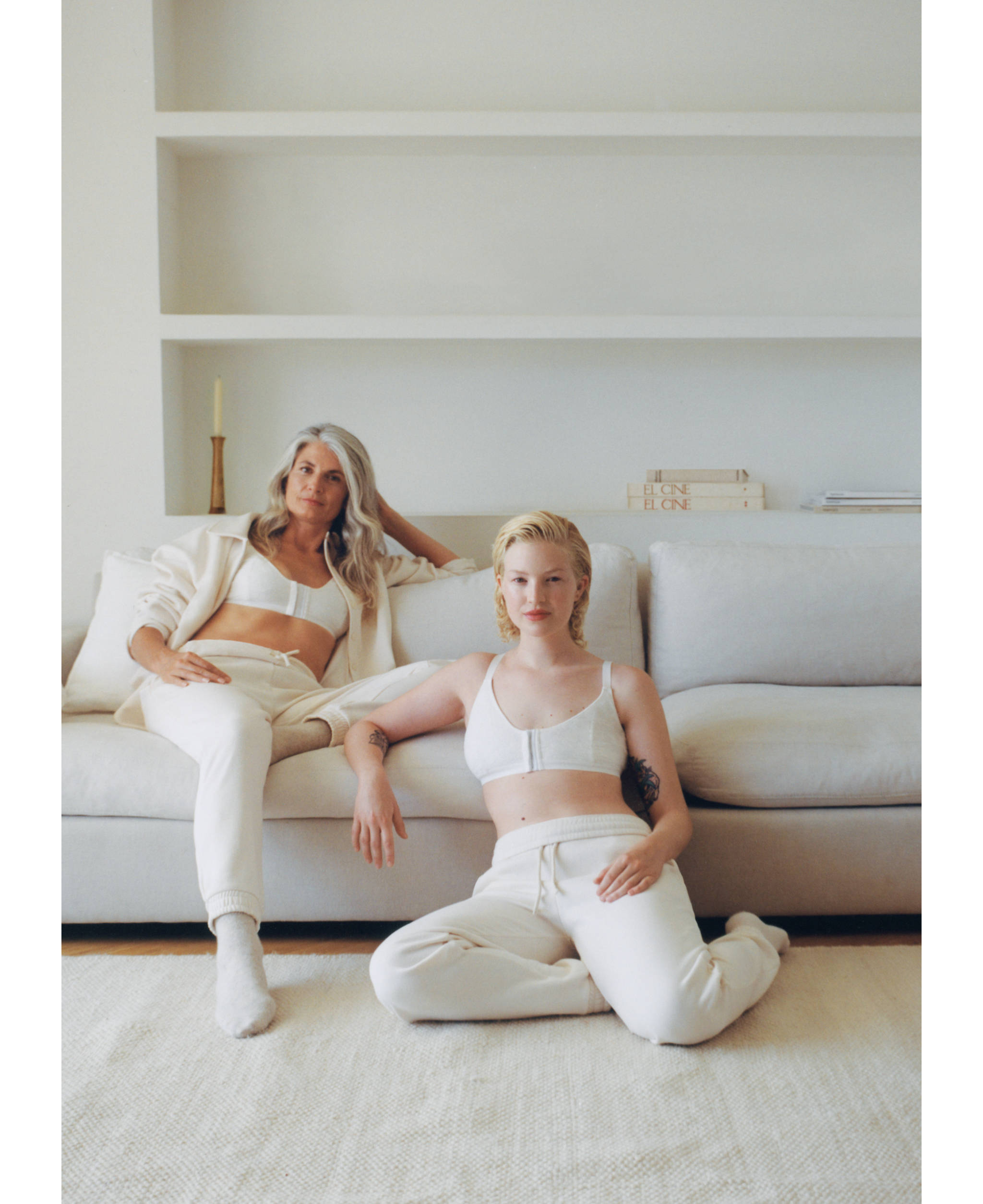 Comfort lace solidarity bra - General plane