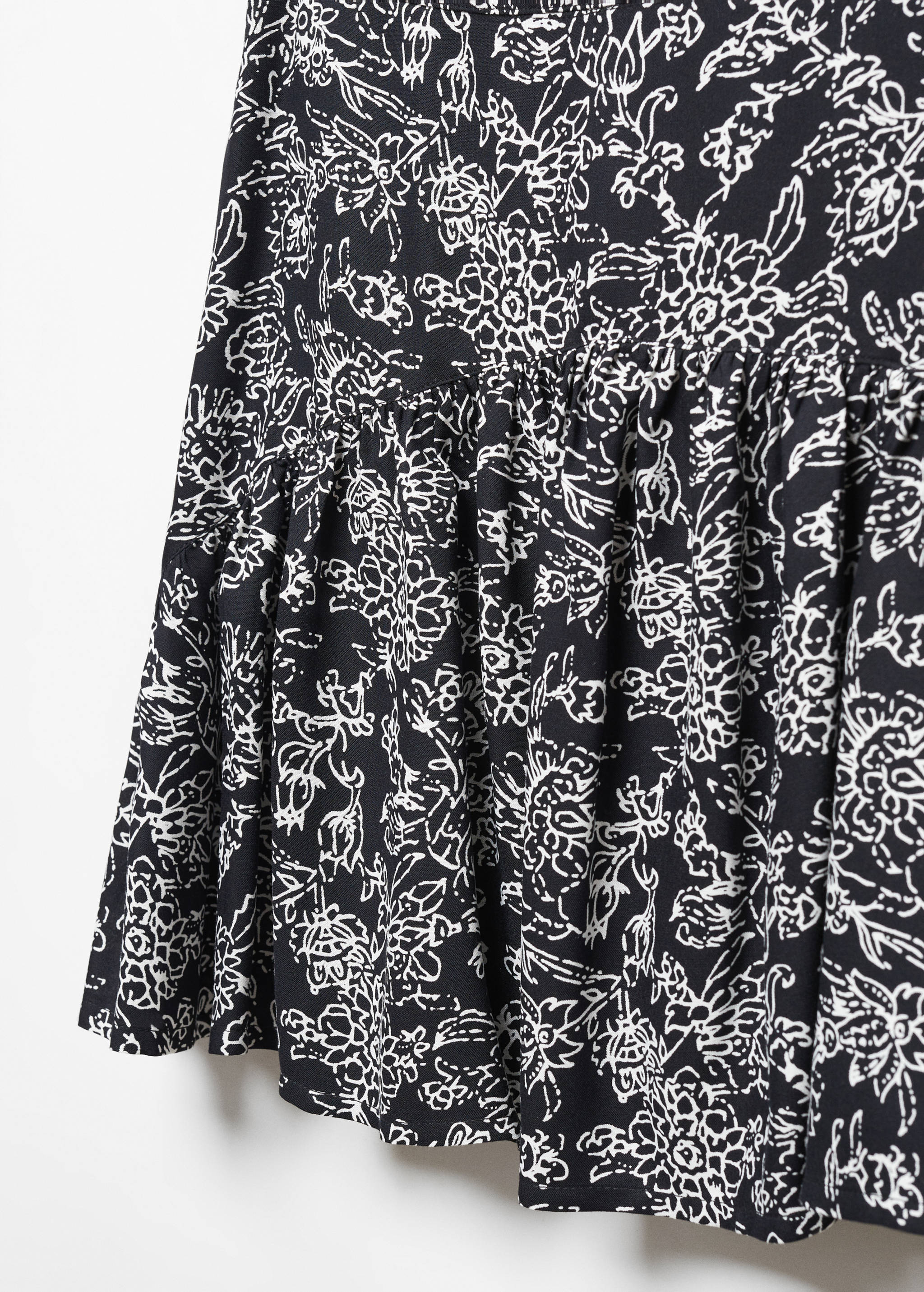 Printed ruffle skirt - Details of the article 8