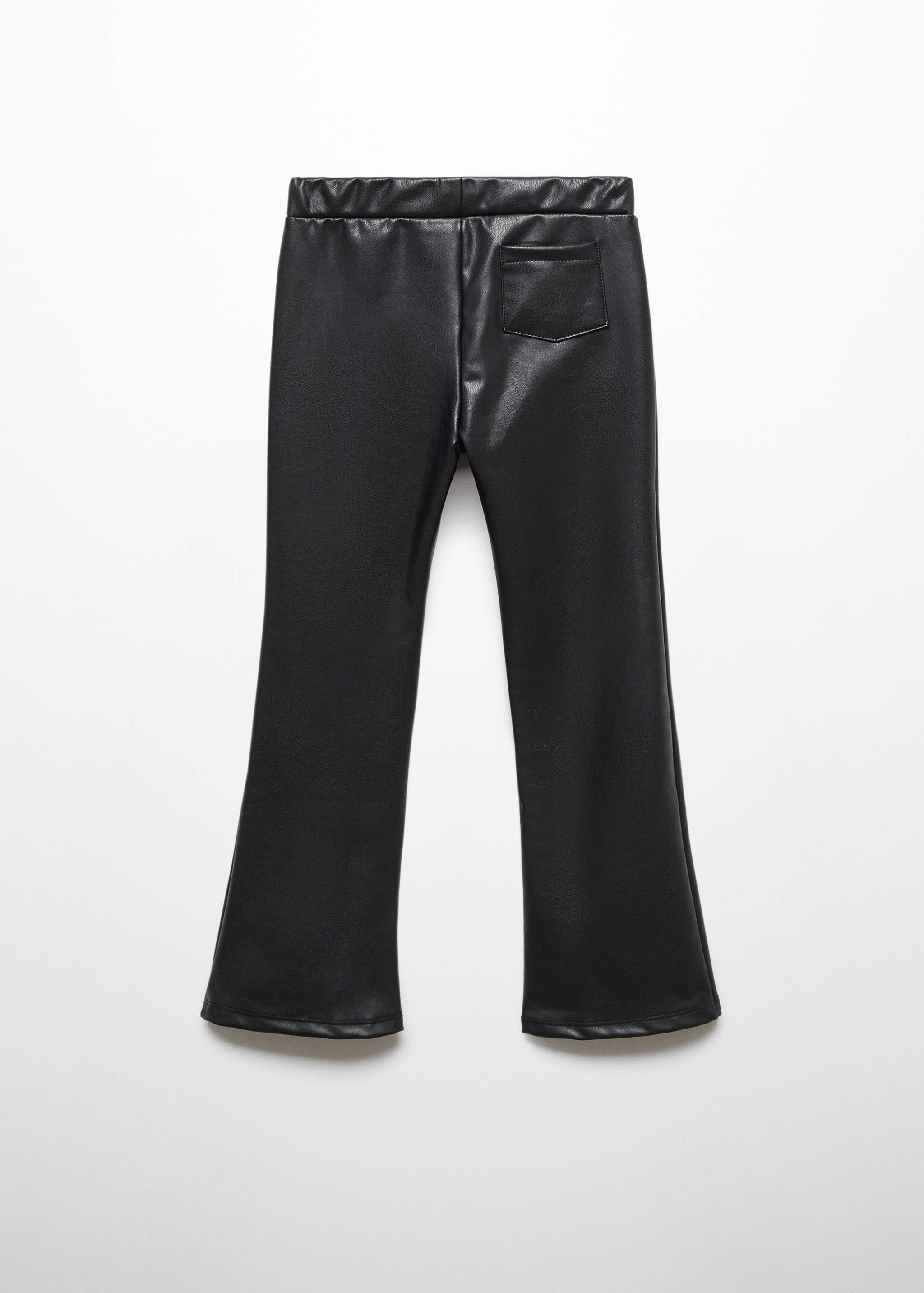 Faux-leather leggings - Reverse of the article