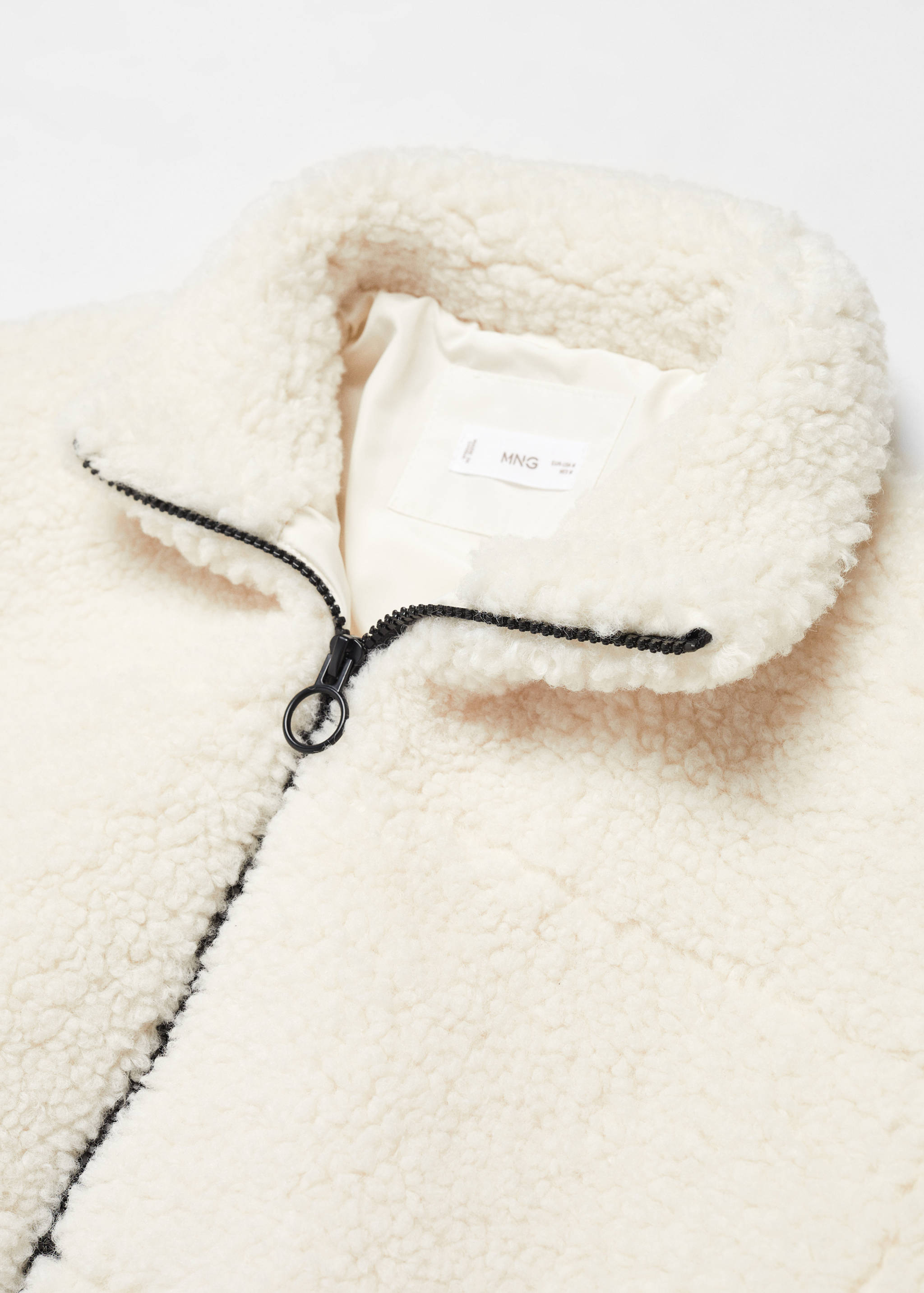 Shearling-effect coat - Details of the article 8