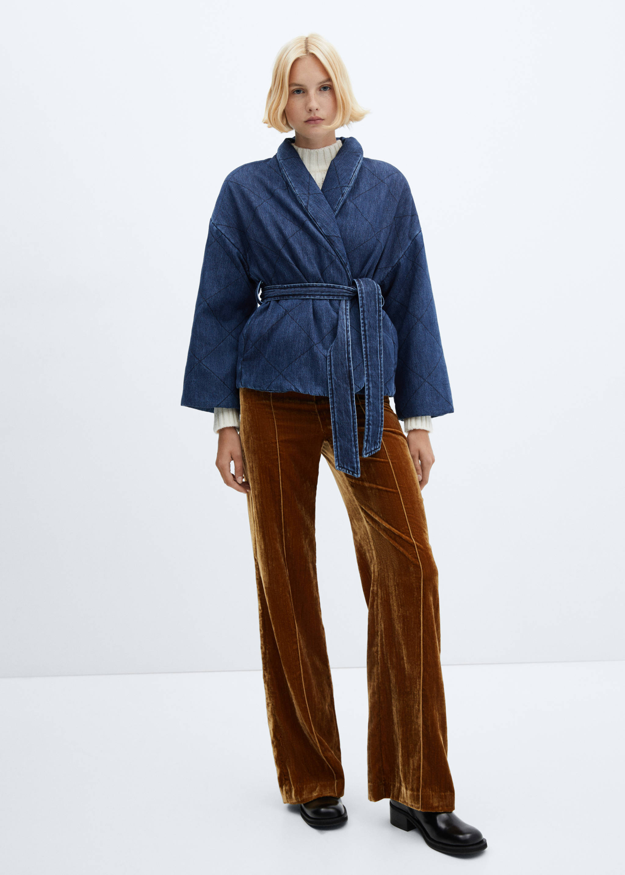 Giacca denim incrociata - Piano generale