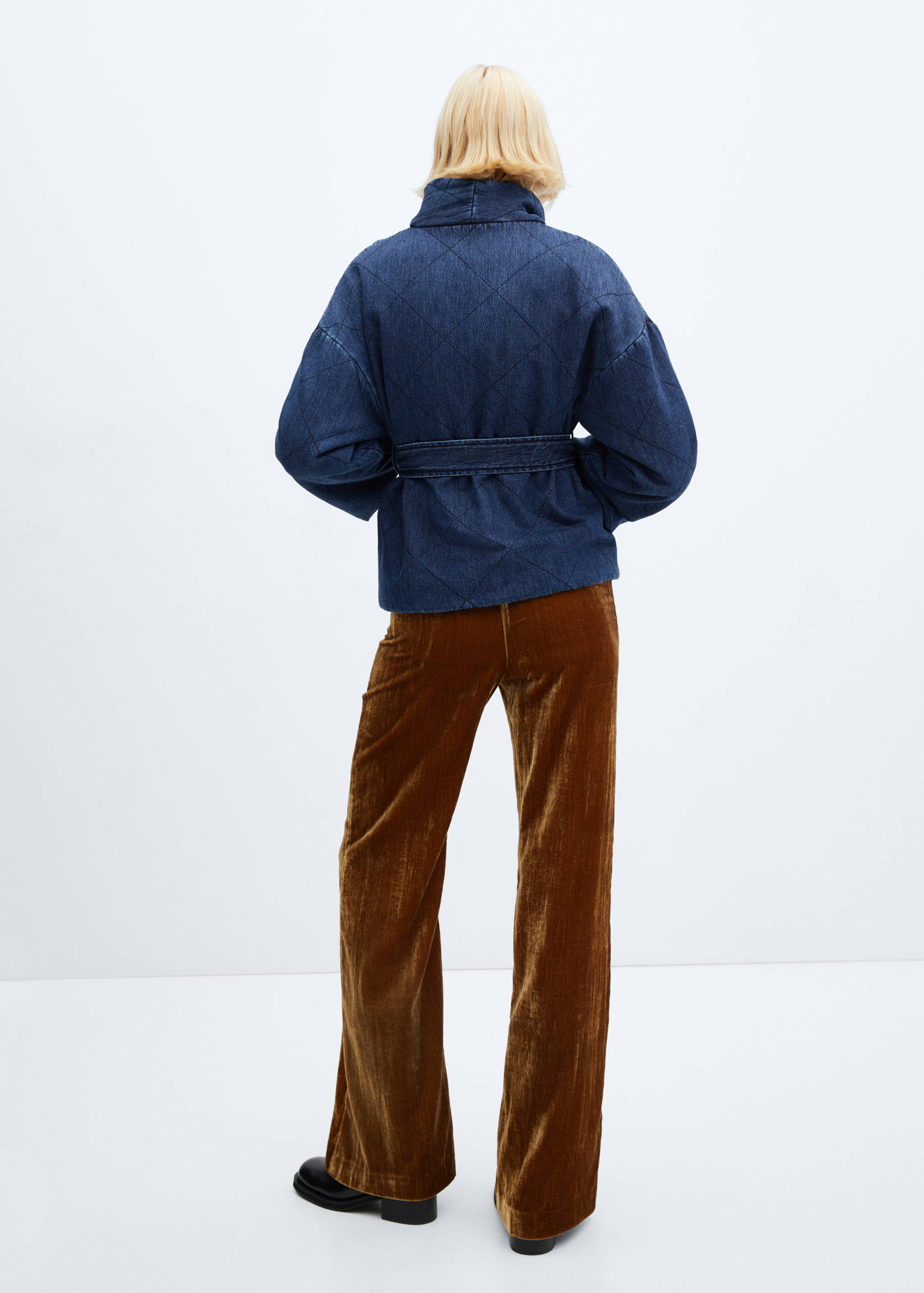 Giacca denim incrociata - Retro dell'articolo