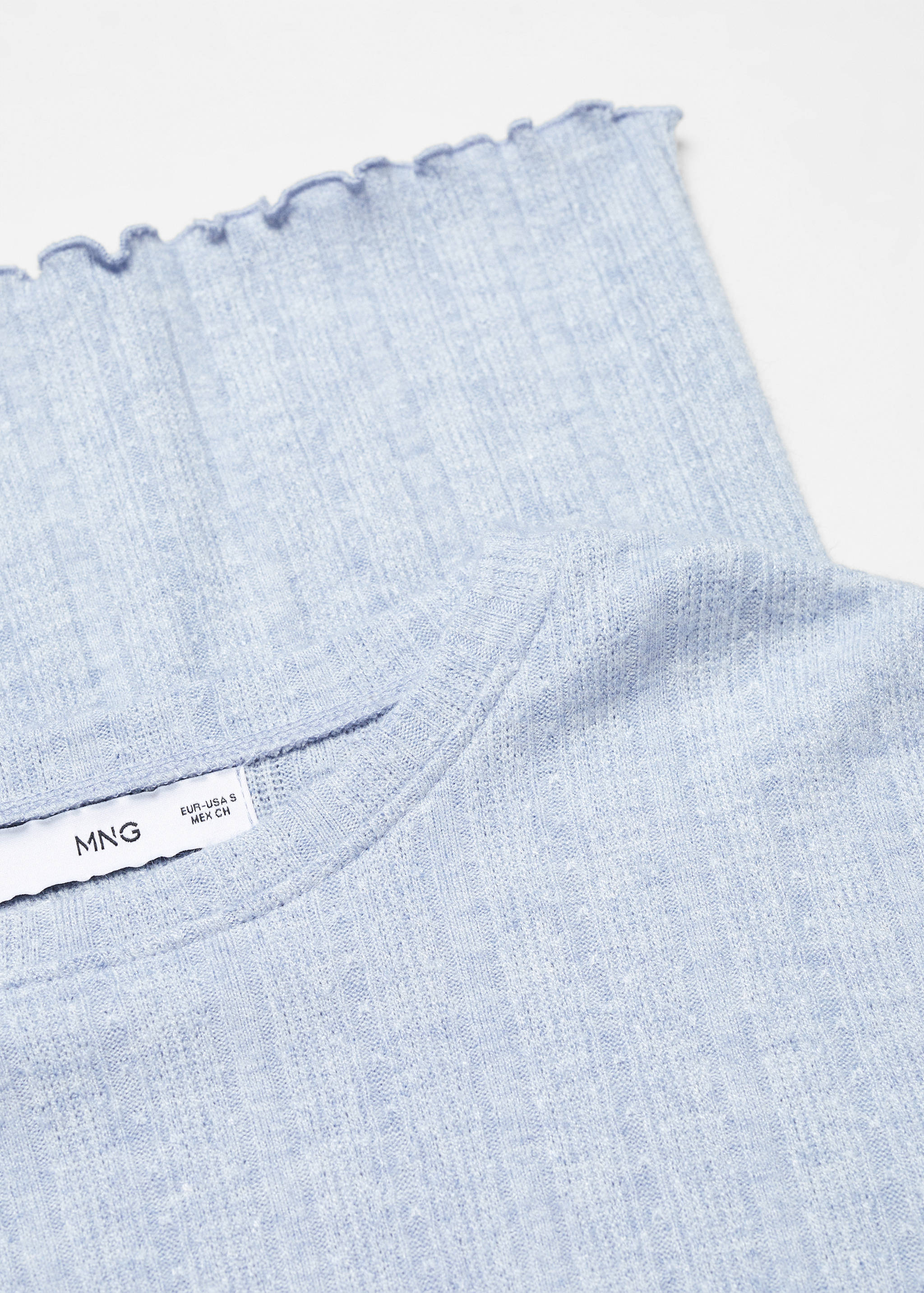 Long-sleeved knitted t-shirt - Details of the article 8