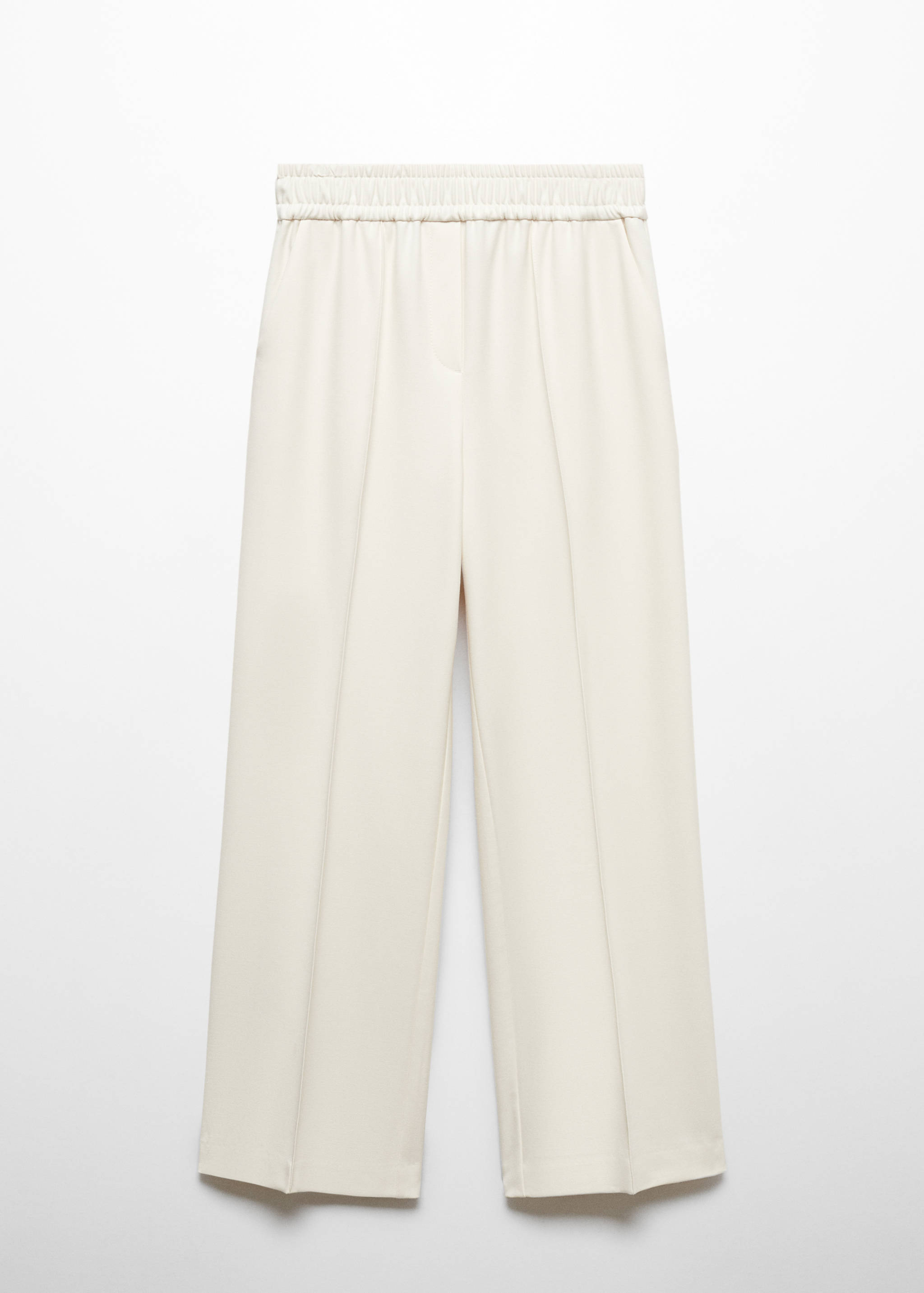 Wide leg trousers with elastic waist - Article without model