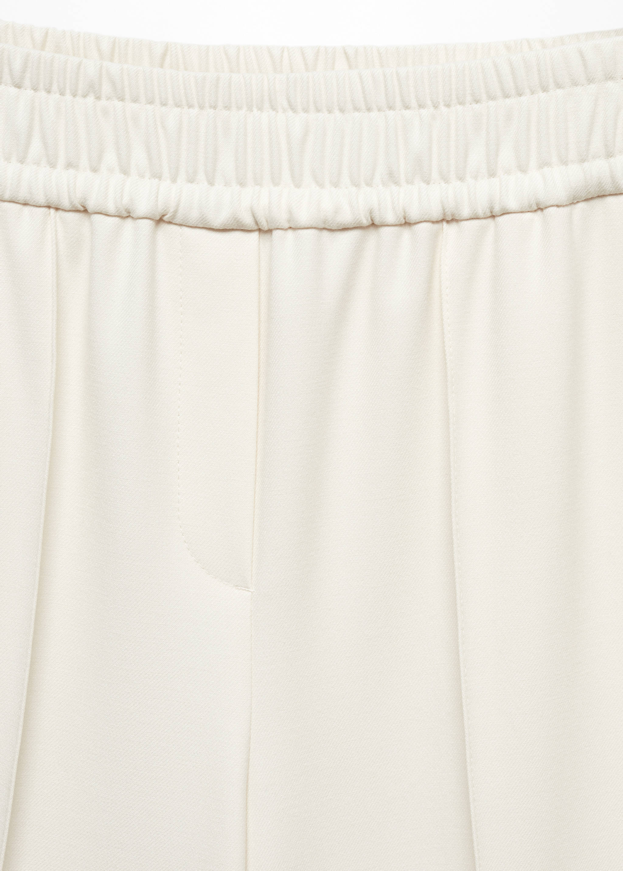 Wide leg trousers with elastic waist - Details of the article 8