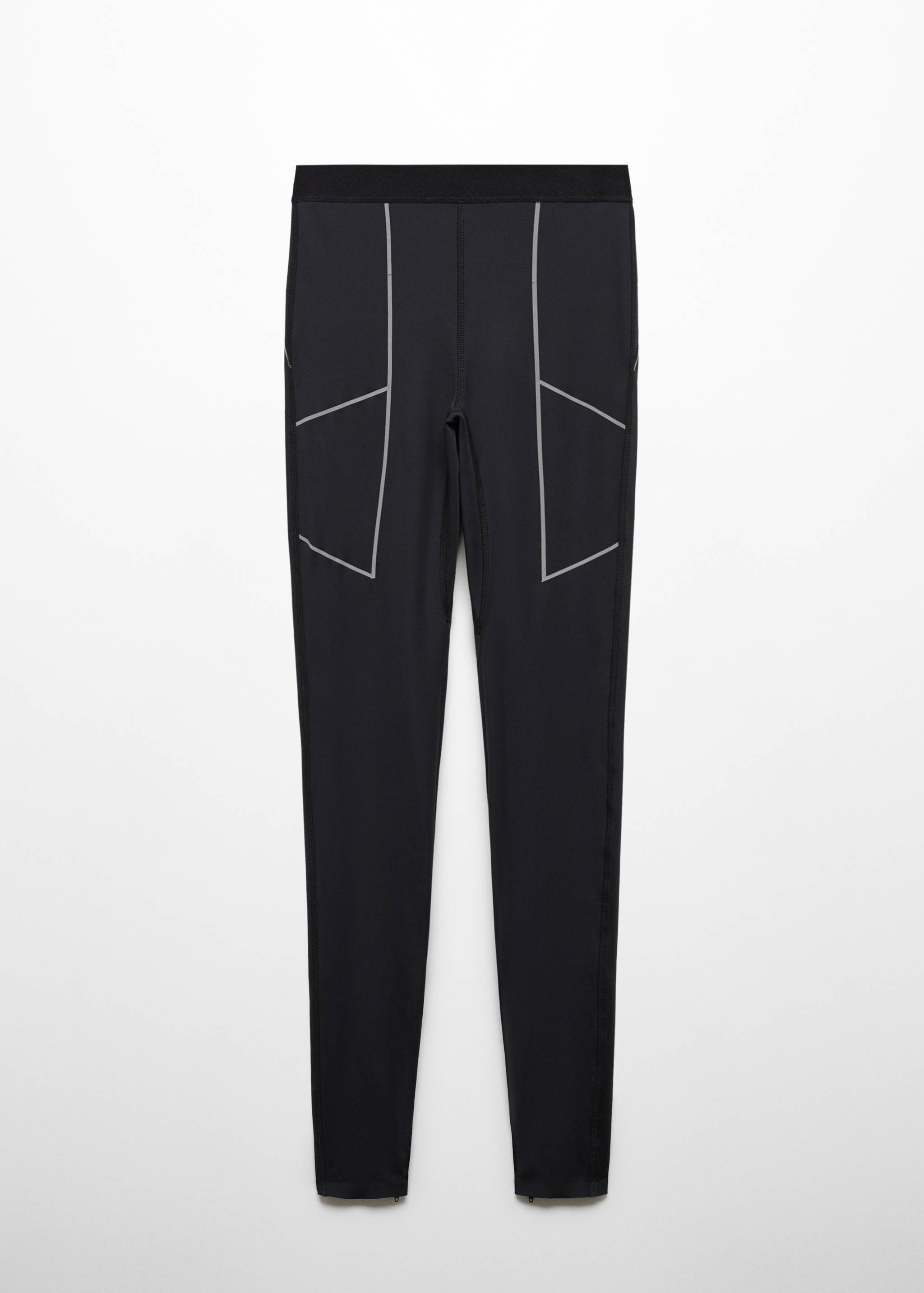 Leggings with zipped hem - Article without model