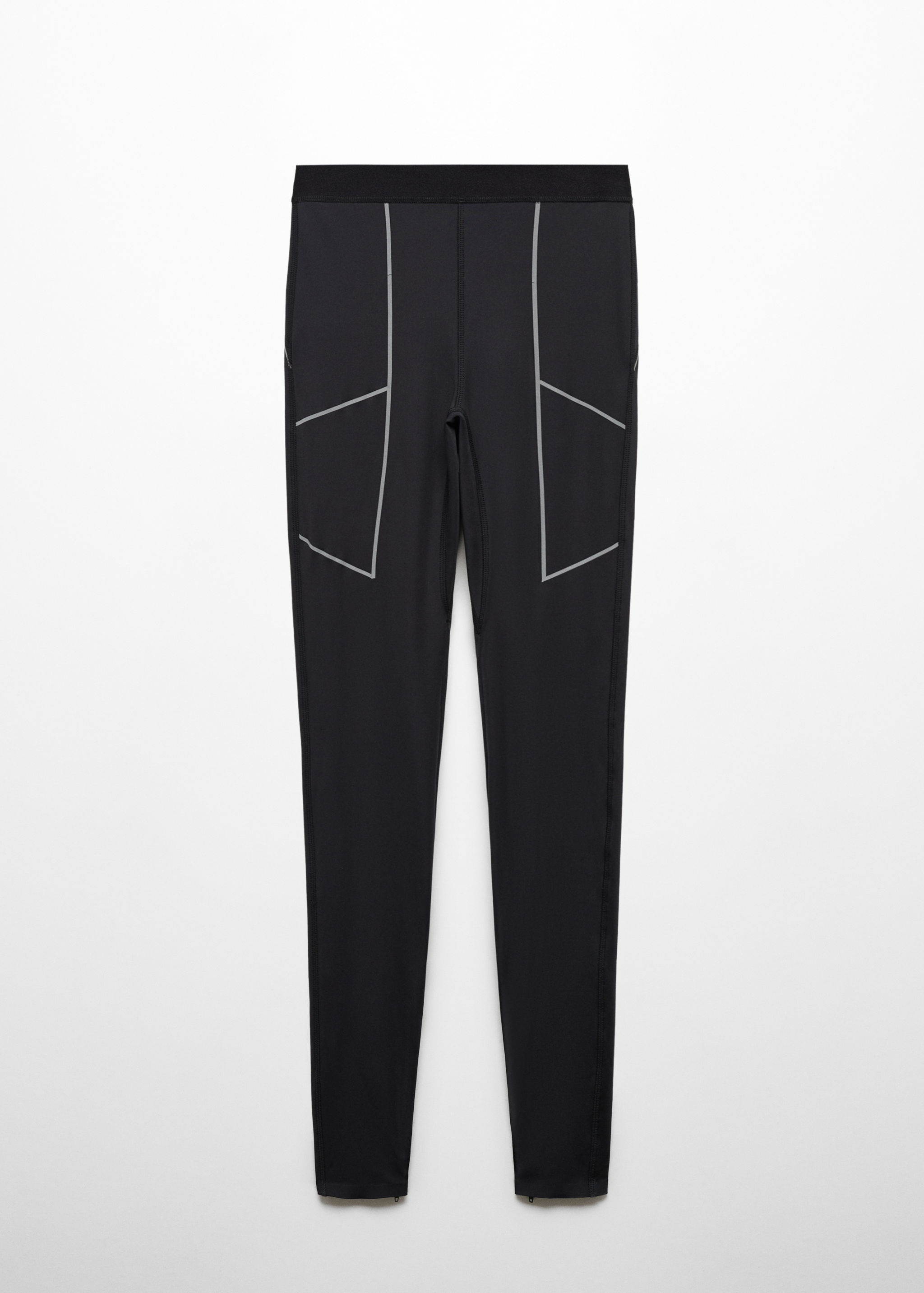 Leggings with zipped hem - Article without model