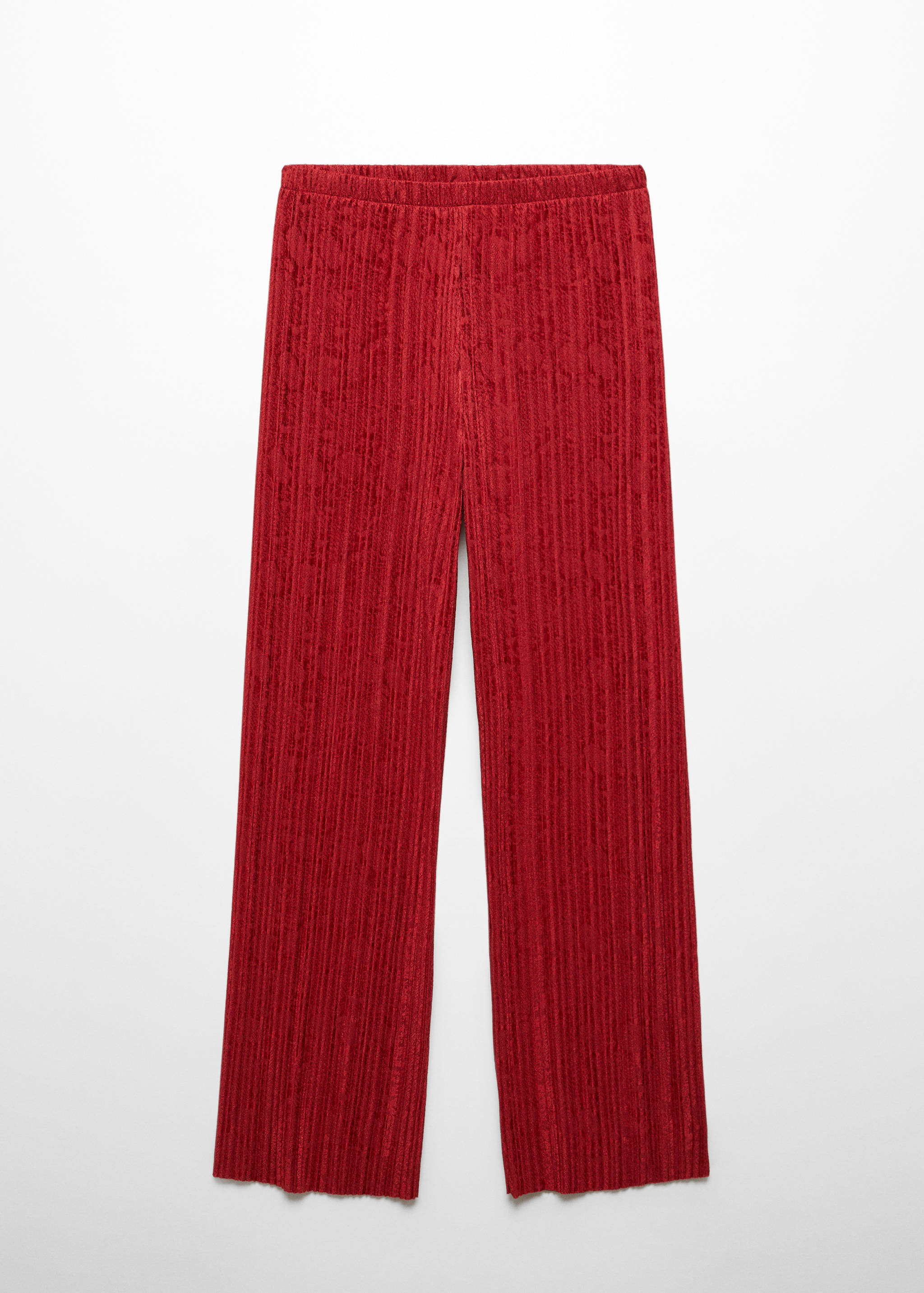 Pleated straight pants - Article without model