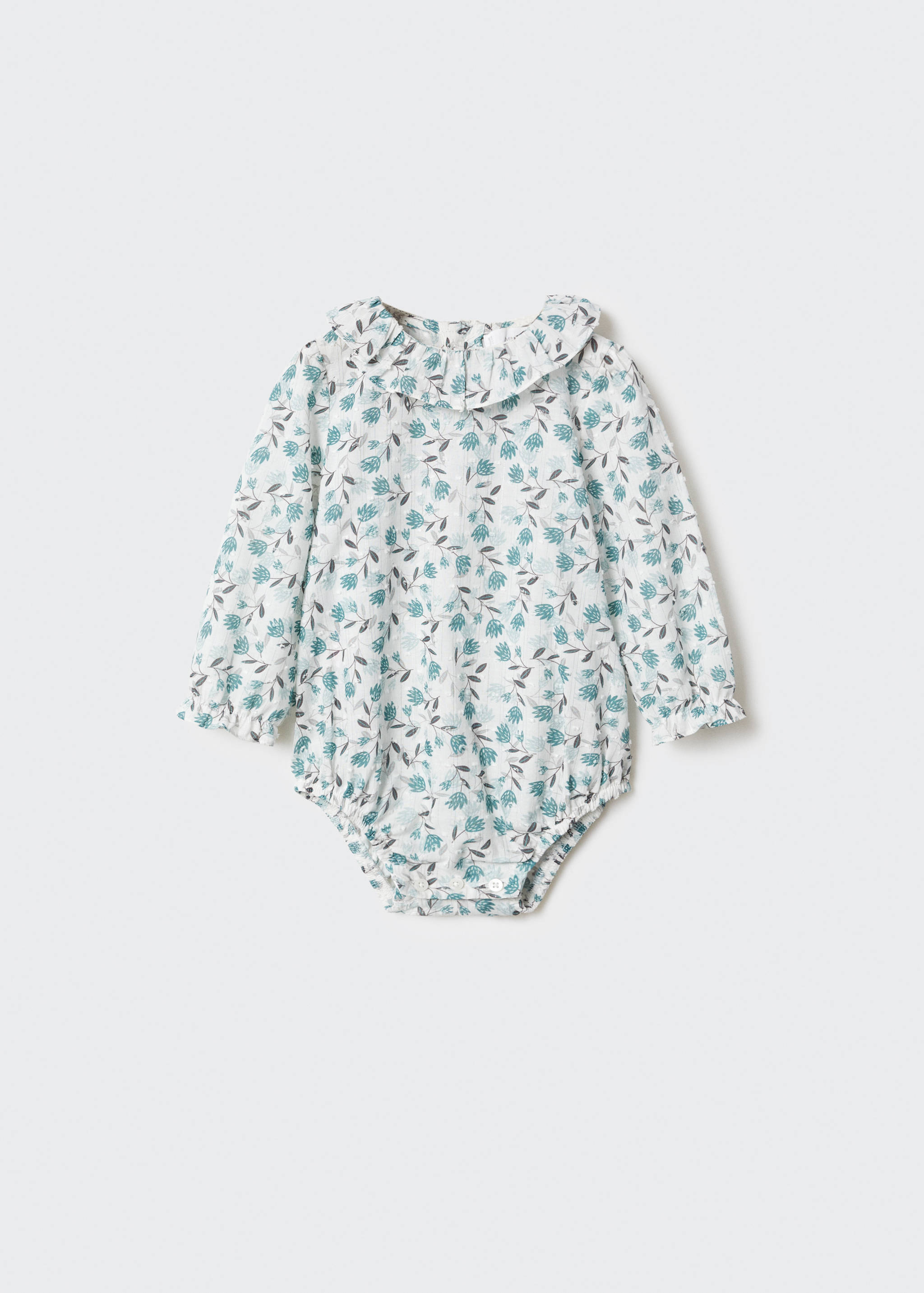 Print cotton one-piece suit - Article without model