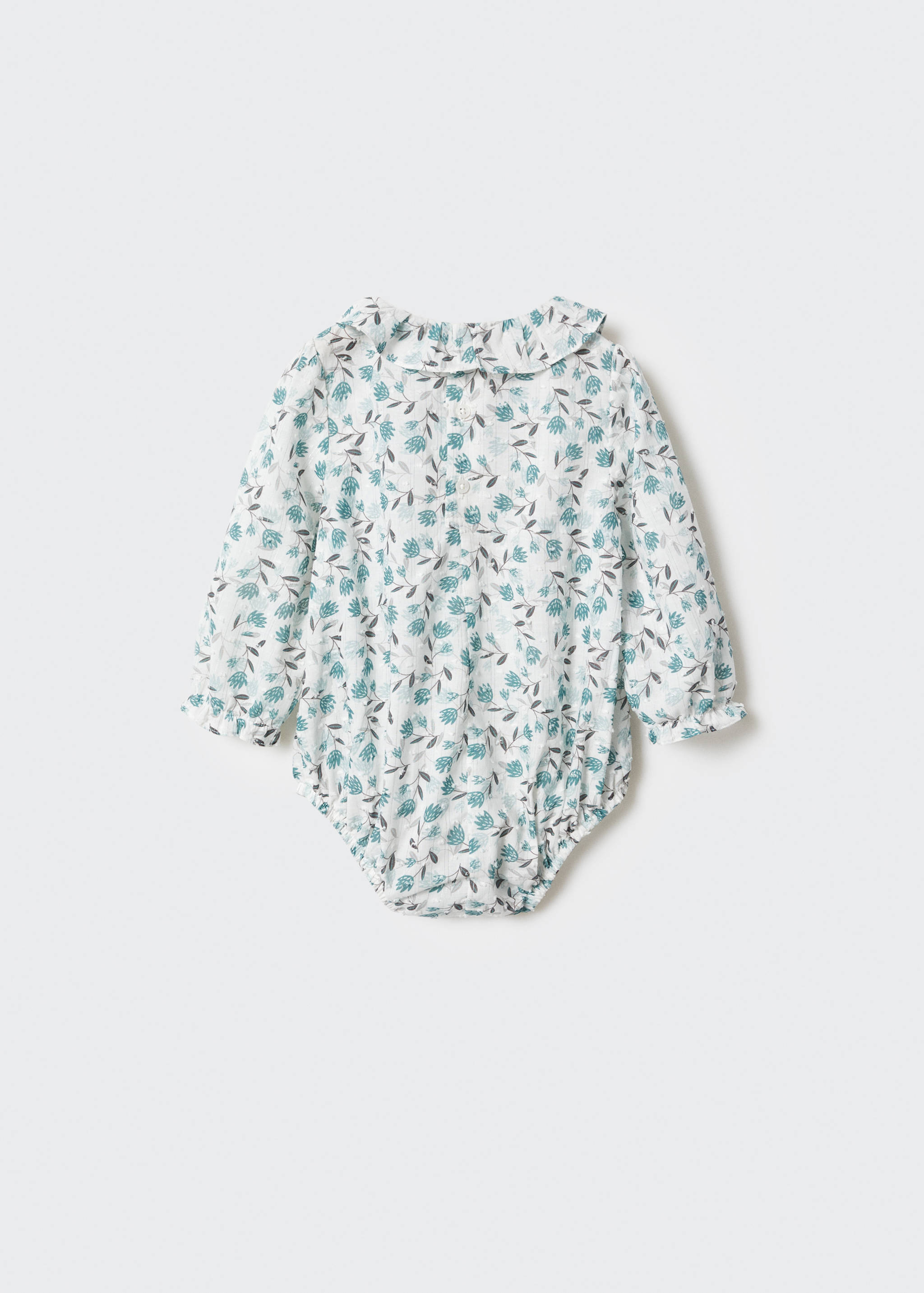 Print cotton one-piece suit - Reverse of the article