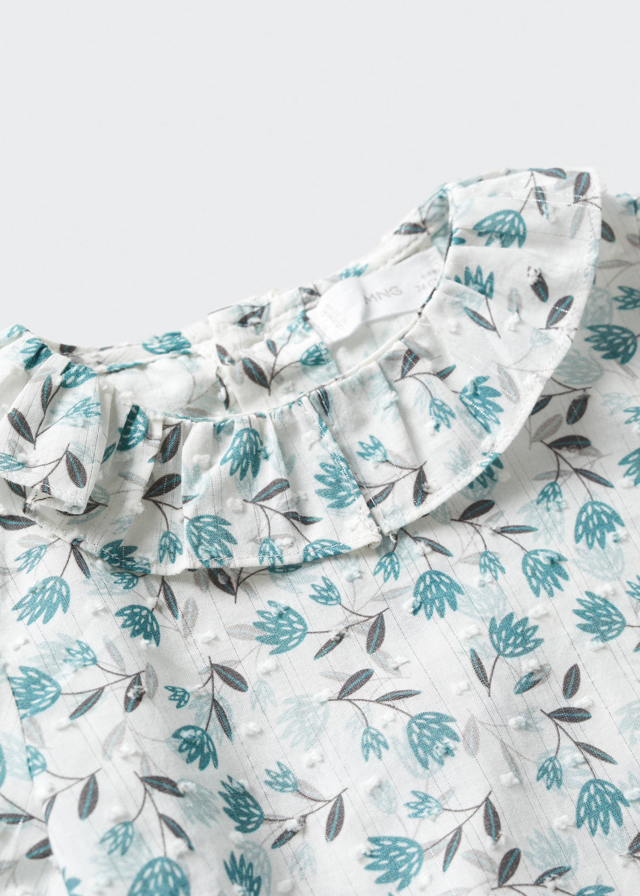 Print cotton one-piece suit - Details of the article 8