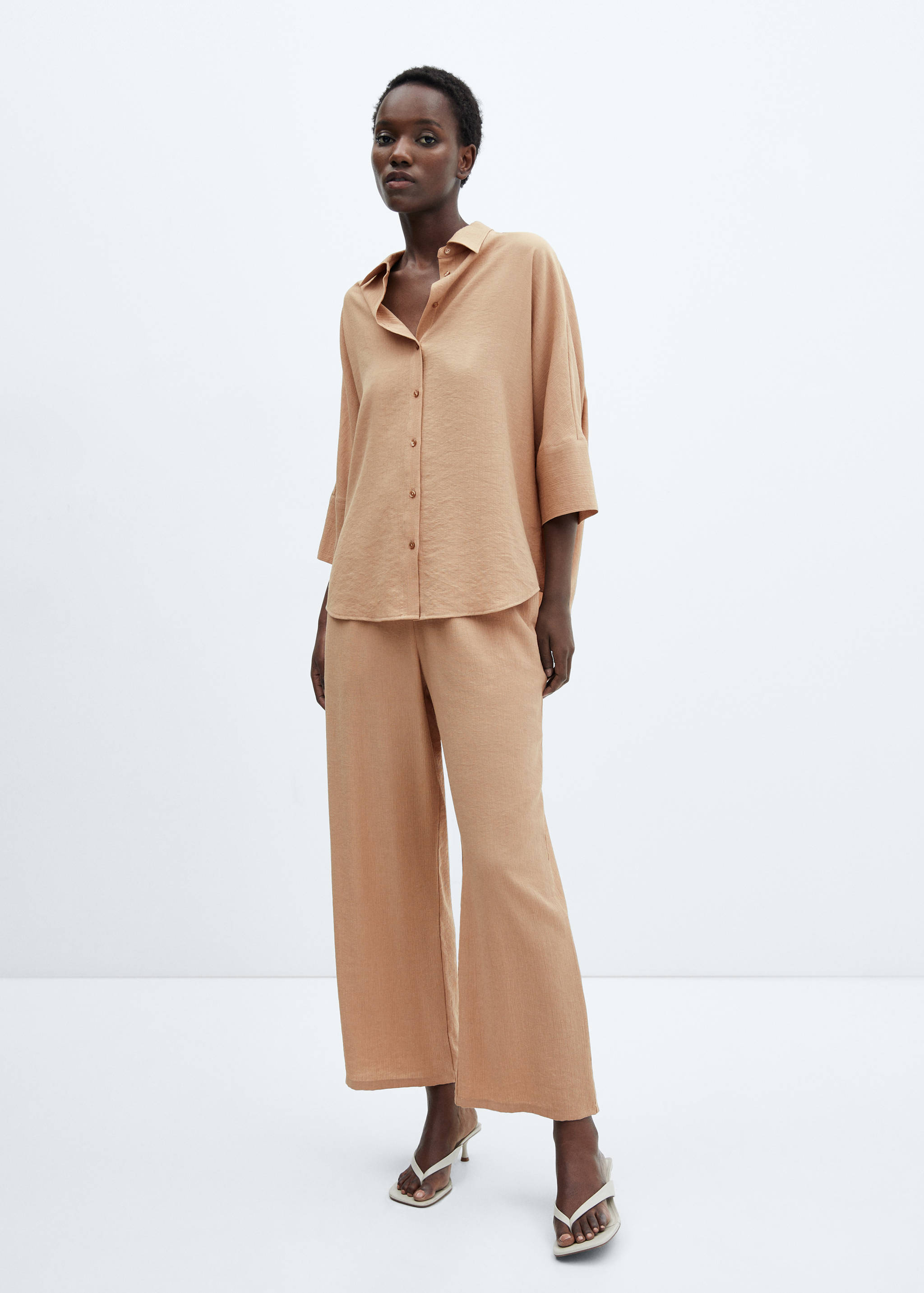 Chemise fluide oversize - Plan général